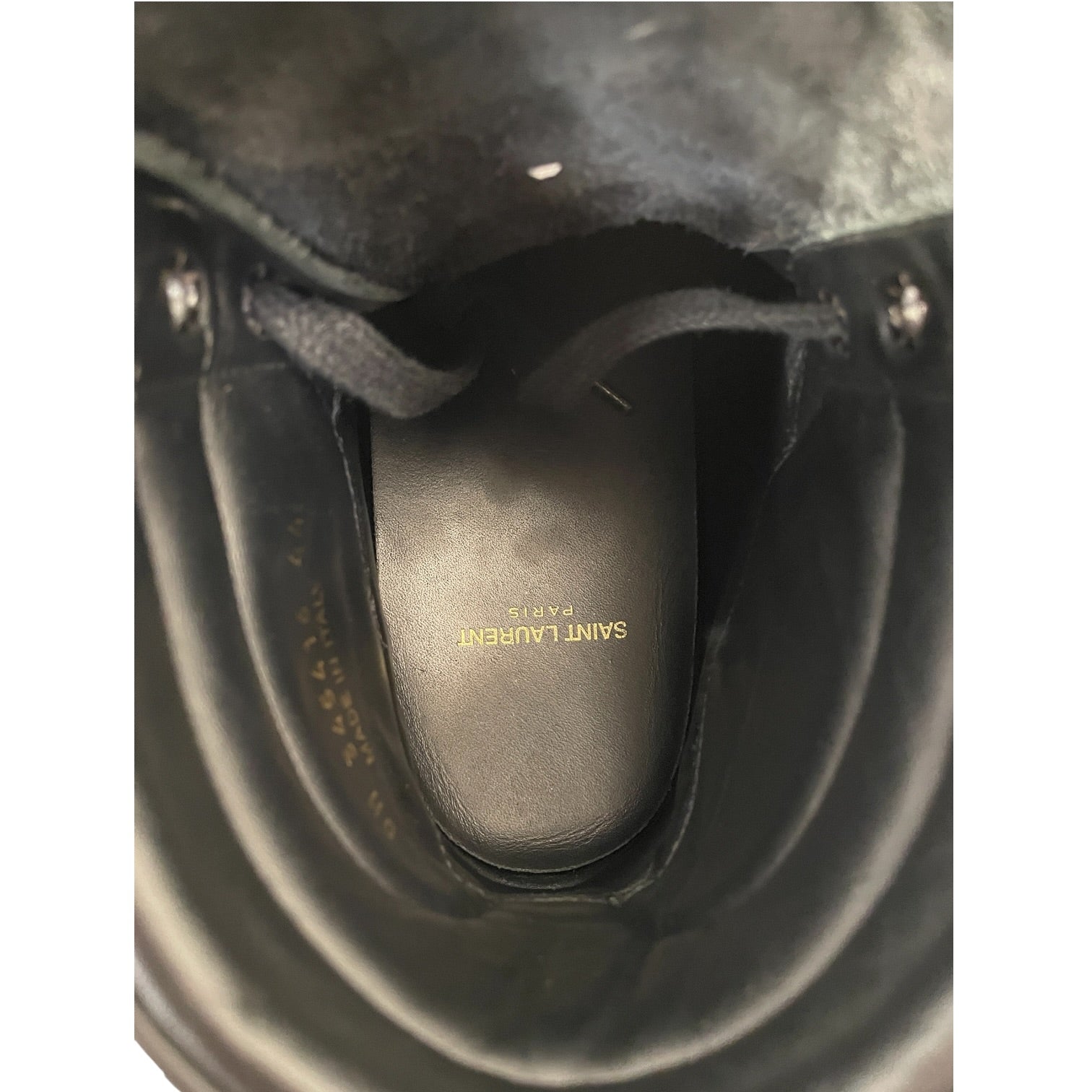 YVES SAINT LAURENT/Hi-Sneakers/EU 44/Leather/BLK/COURT CLASSICS view 3