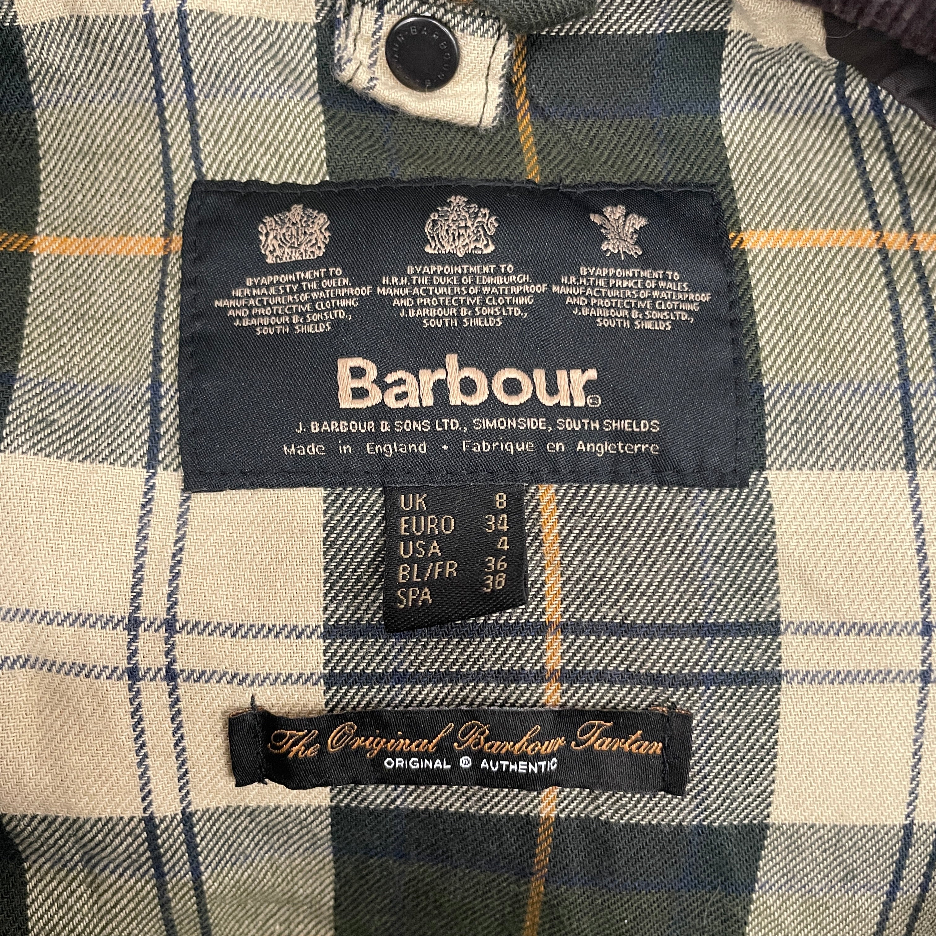 Barbour/Jacket/4/Cotton/GRN/CORDUROY COLLAR WAXED view 3