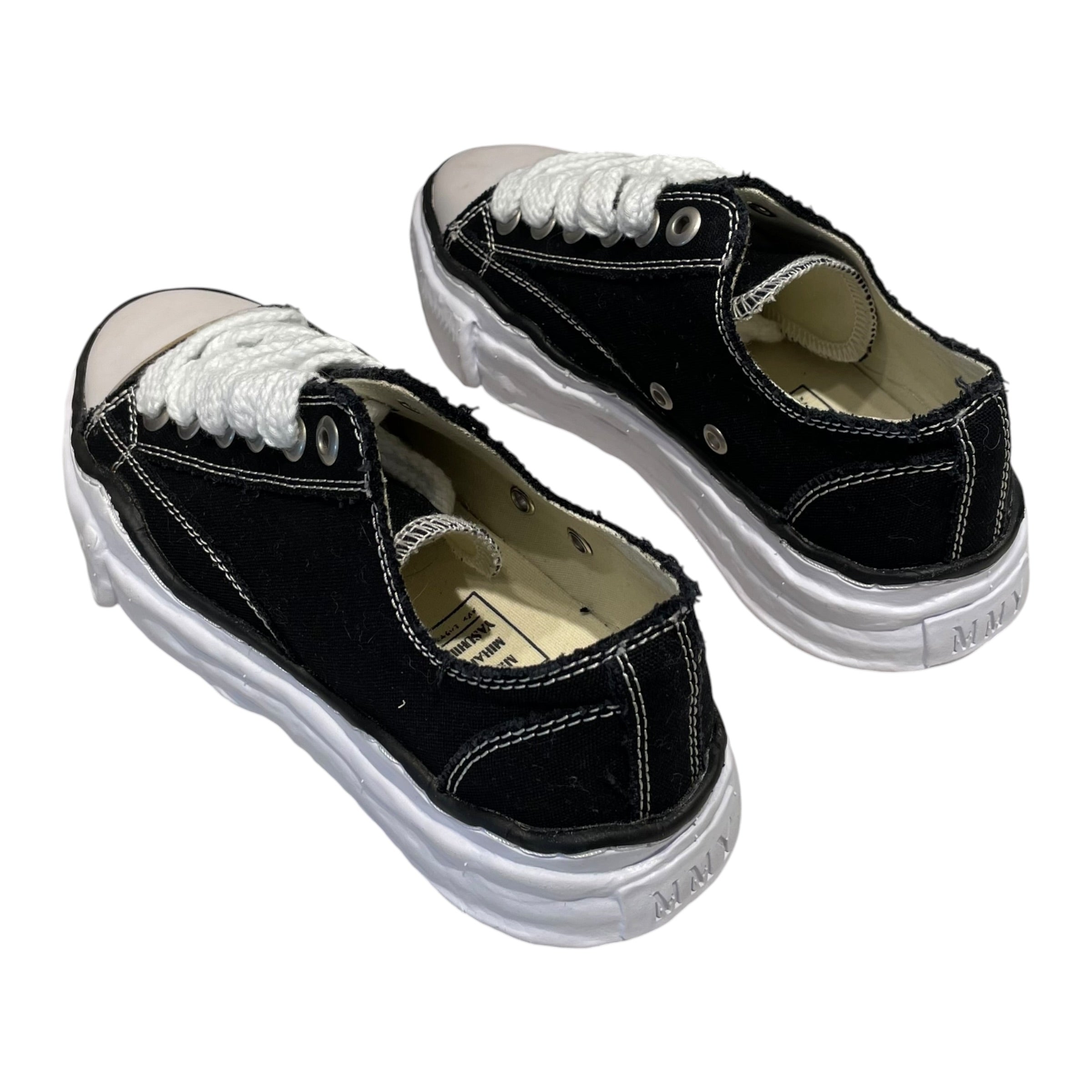 MIHARA YASUHIRO/Low-Sneakers/EU 37/Cotton/BLK/Peterson OG Canvas view 2