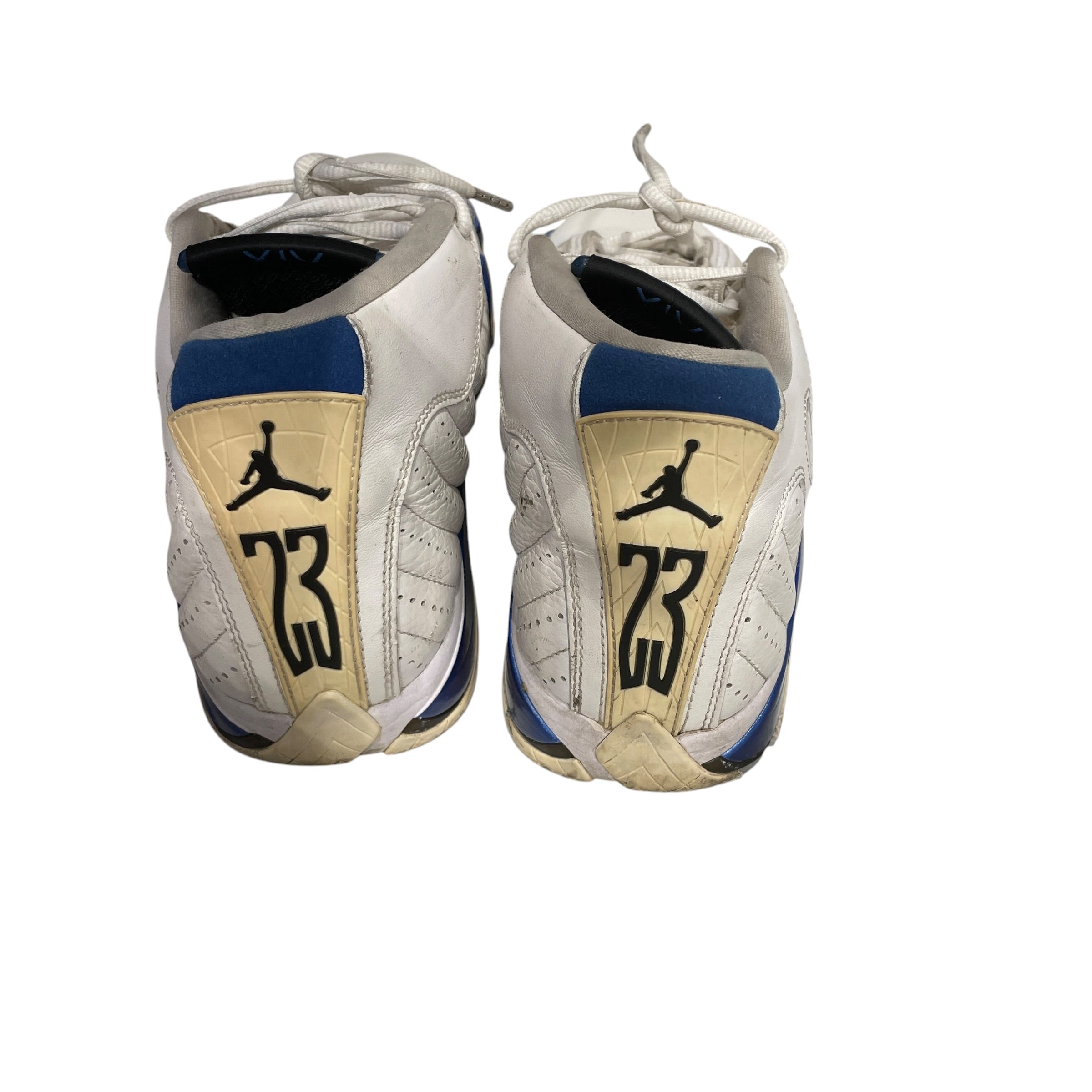 JORDAN BRAND/Hi-Sneakers/US 9.5/Leather/WHT/HYPERROYAL view 6