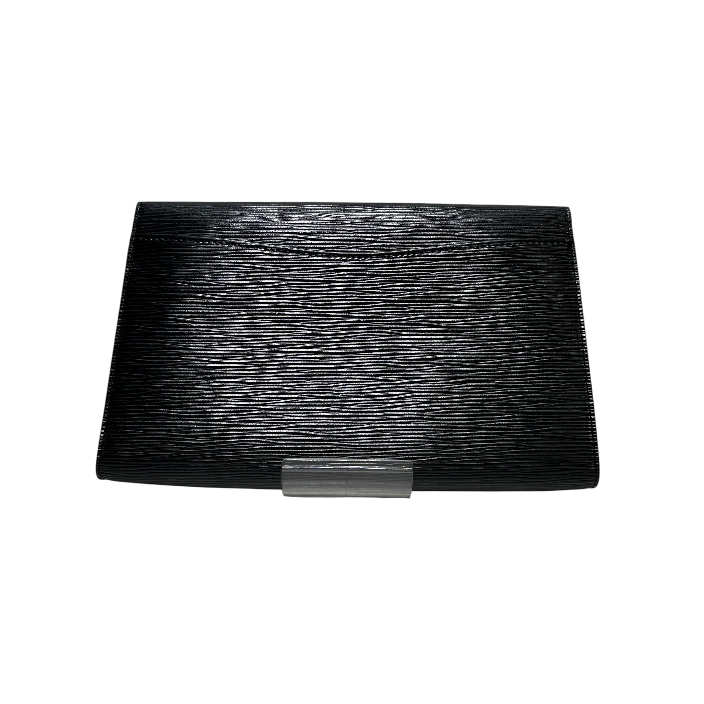 LOUIS VUITTON/Clutch Bag/Leather/BLK/EPI LEATHER DECO CLUTCH view 2