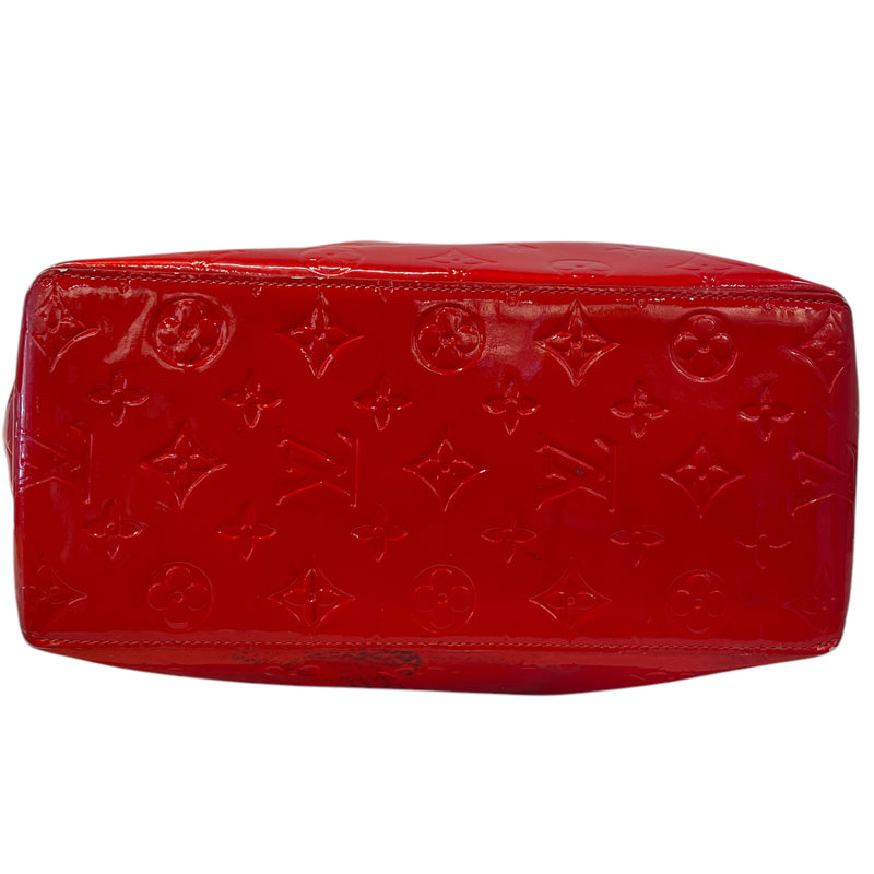 LOUIS VUITTON/Hand Bag/Monogram/RED/VERNIS