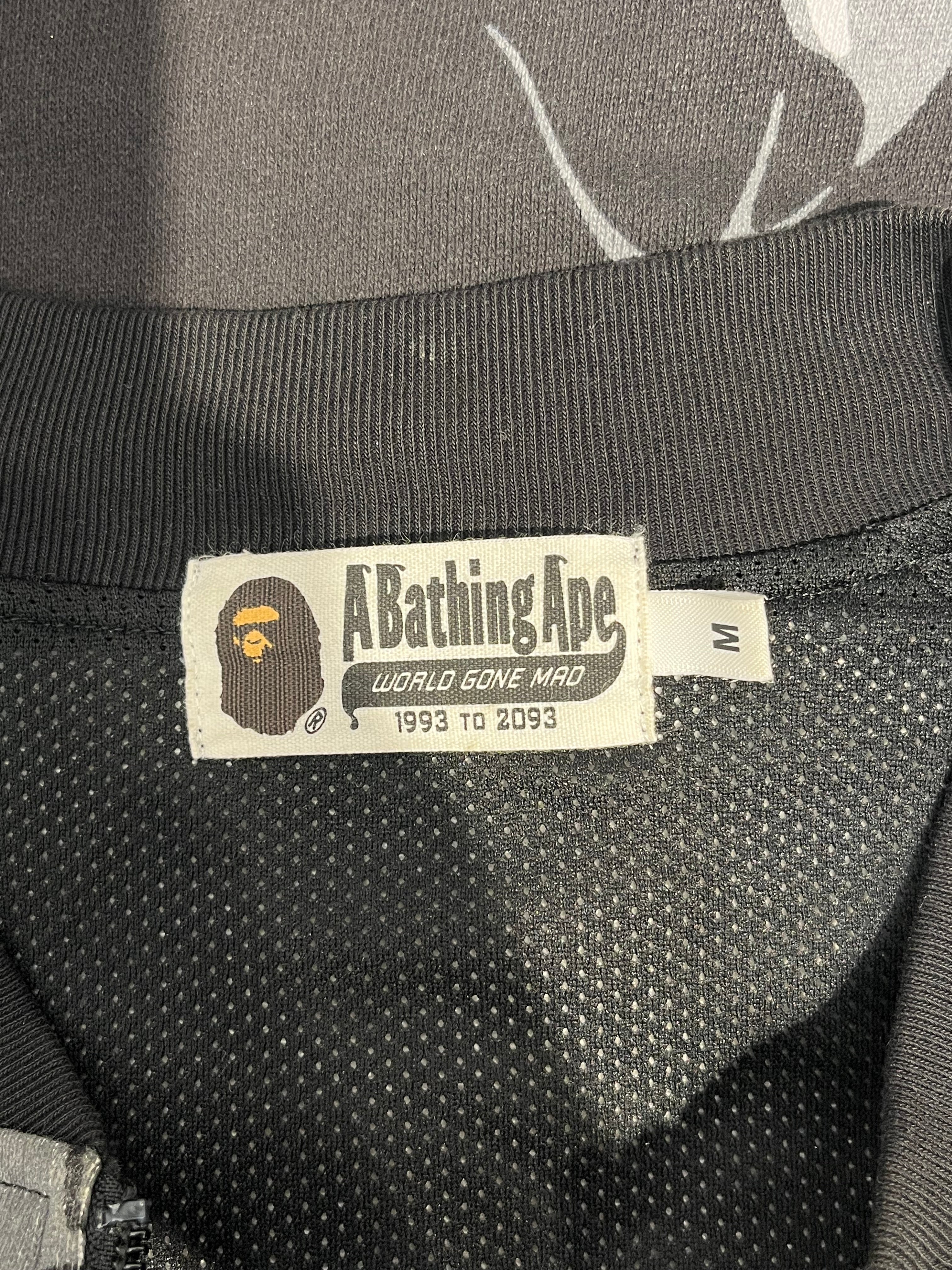 A BATHING APE/Jacket/M/Cotton/BLK/All Over Print/BAPESTA SHOE GRAPHIC ZIP UP view 3