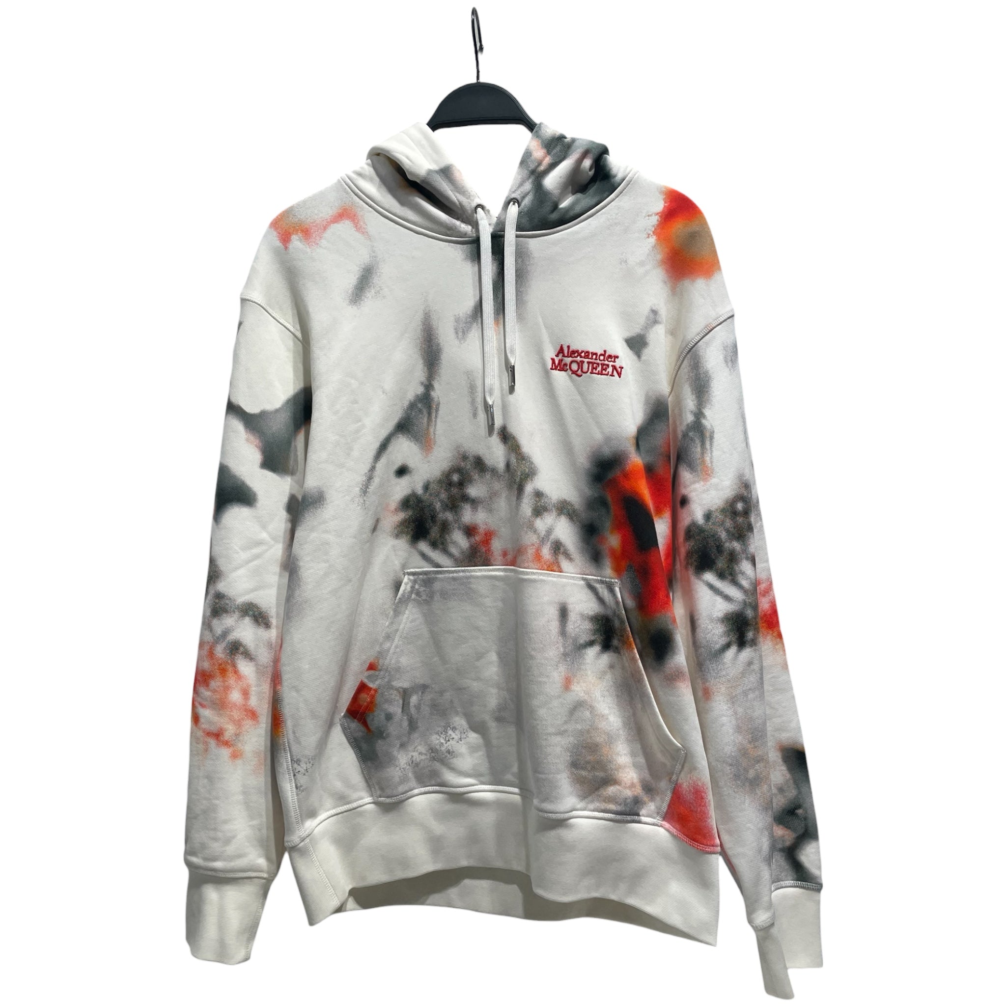 Alexander McQueen/Hoodie/M/All Over Print/Cotton/MLT/orange tie dye view 1