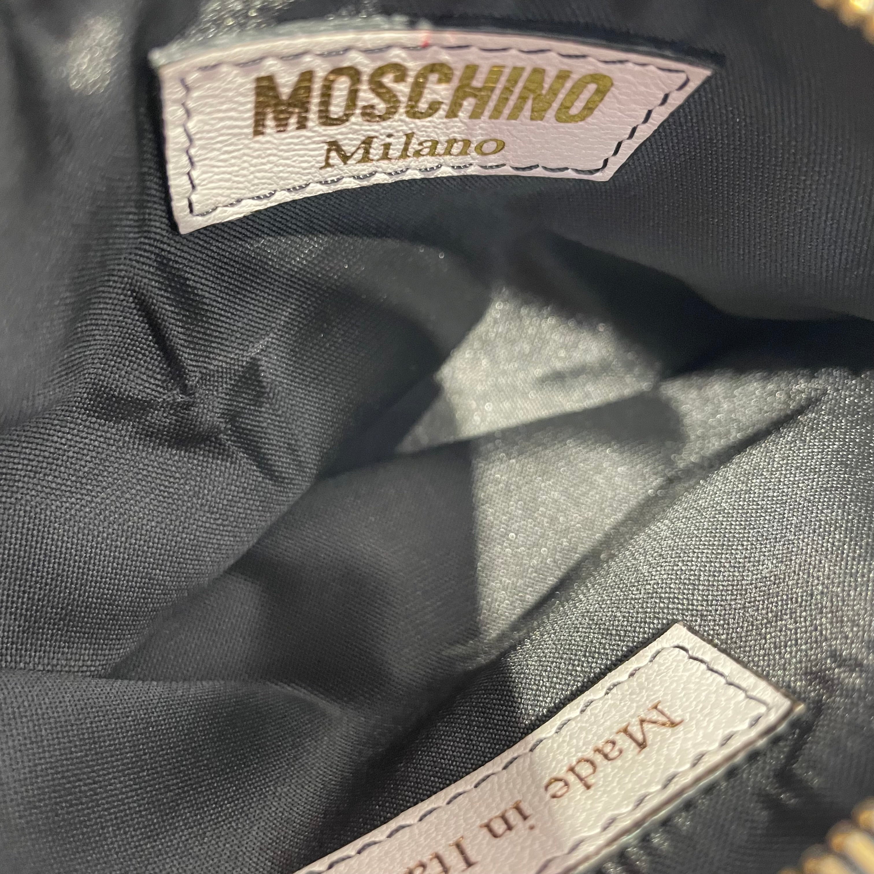 MOSCHINO/Cross Body Bag/Stripe/Leather/MLT/IDSIBIDSM JERSEY FLAG BAG view 6