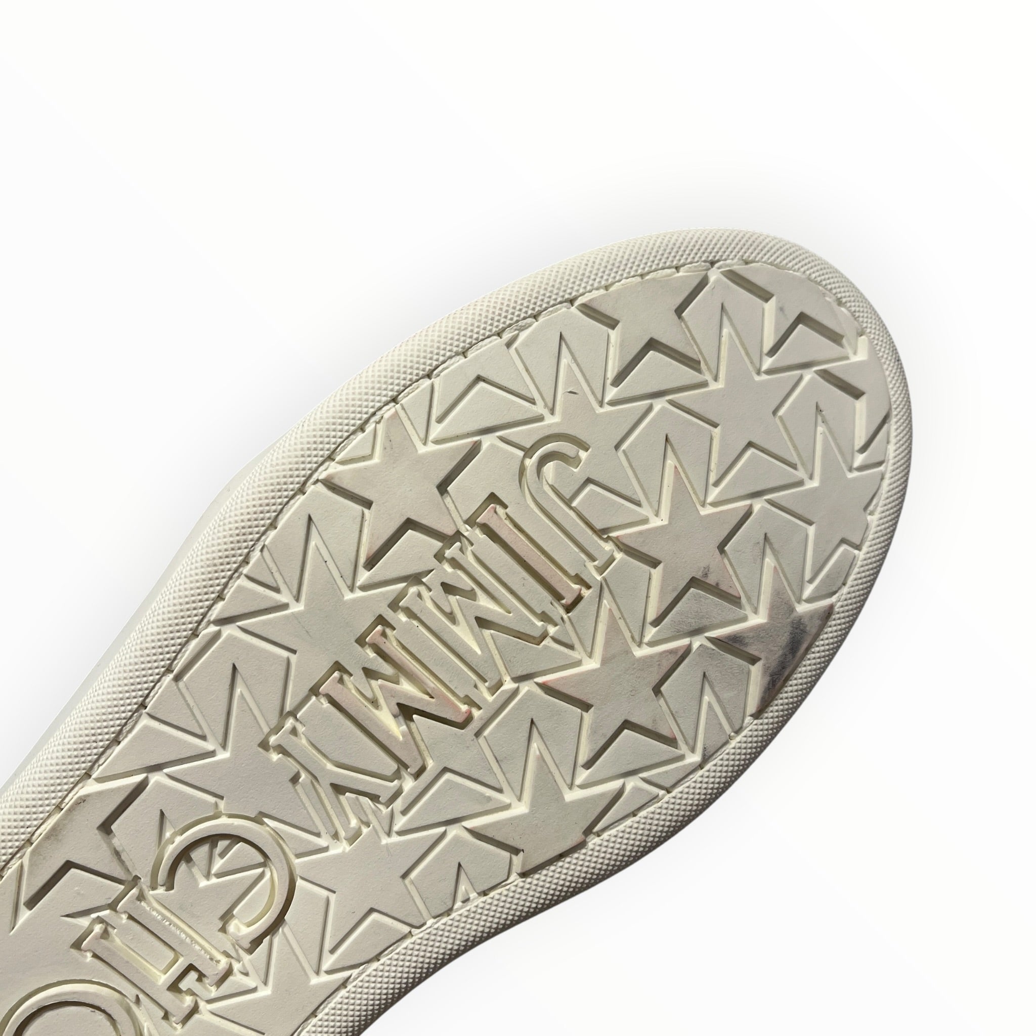 JIMMY CHOO/Low-Sneakers/EU 36/Graphic/Leather/SLV/silver star band slip on view 4