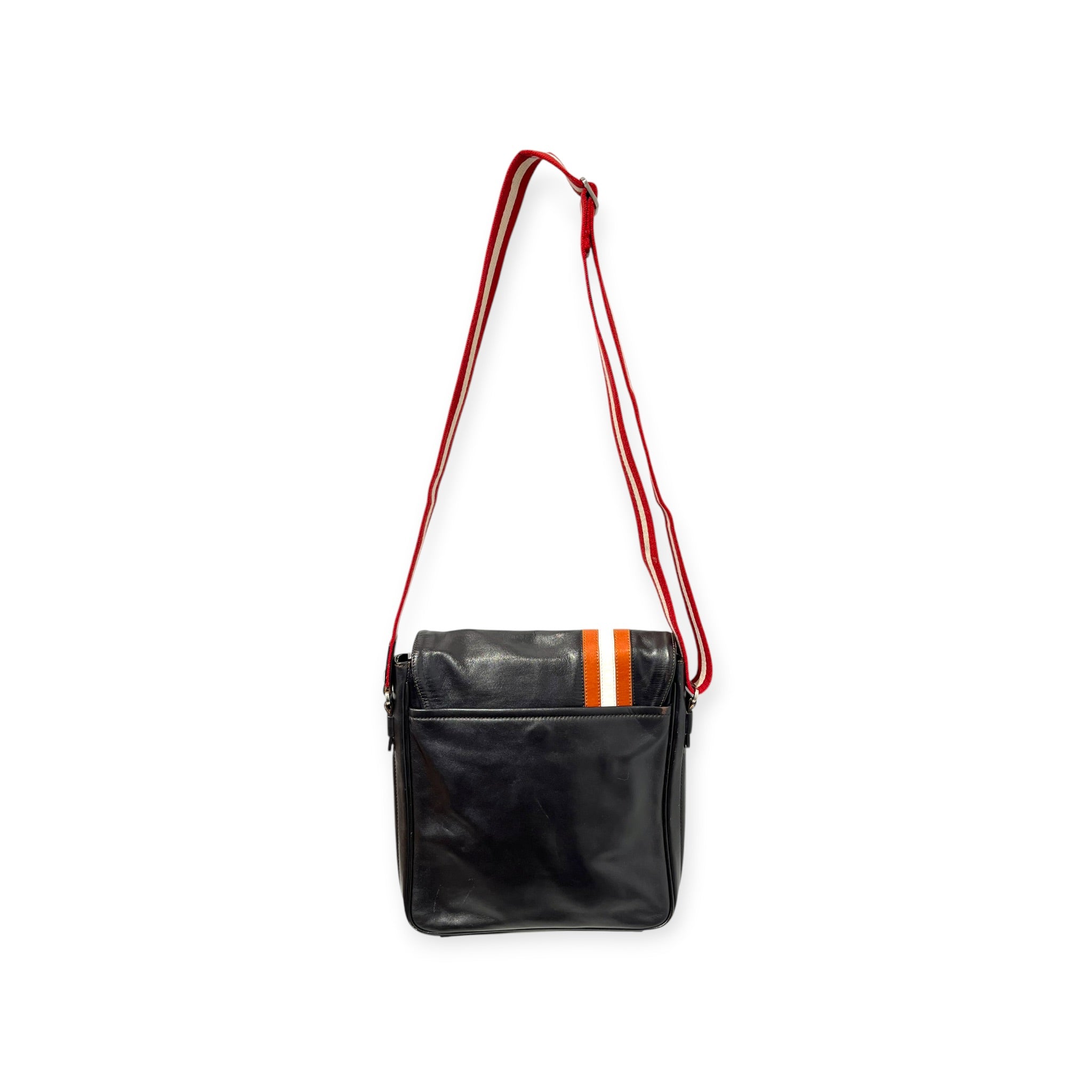BALLY/Bag/Leather/BLK/RACE STRIPE CROSSBODY BAG view 4