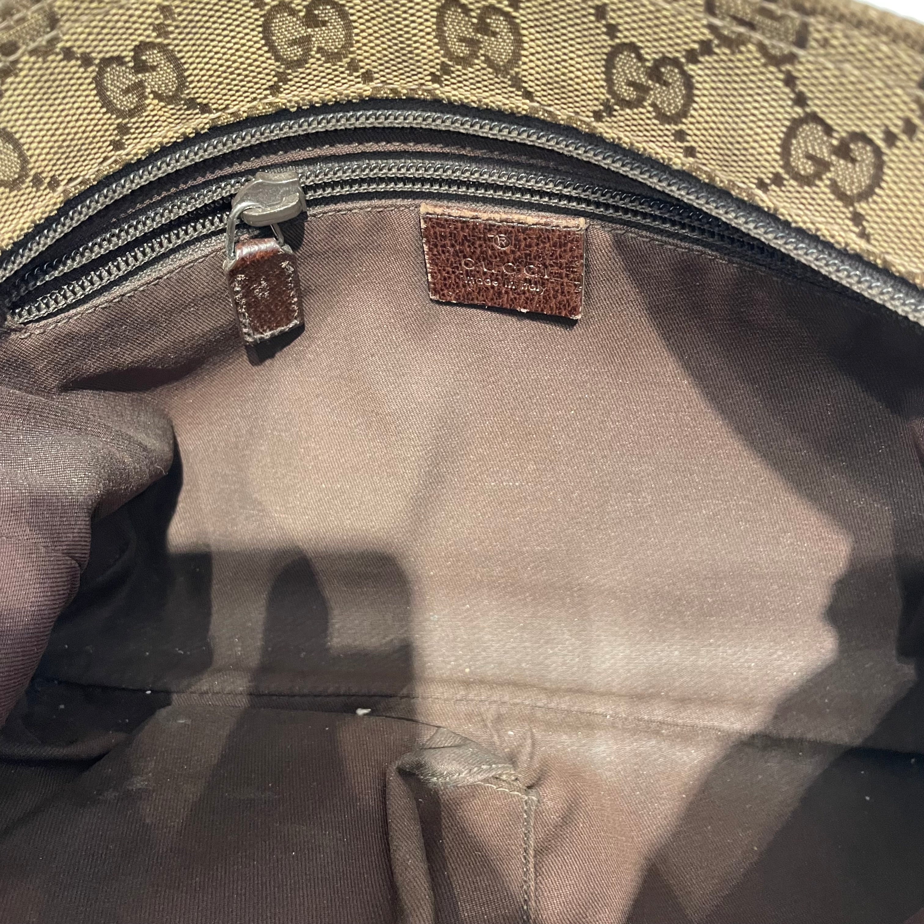 GUCCI/Cross Body Bag/Monogram/Cotton/BRW/Gucci GG Canvas Messenger Bag view 4