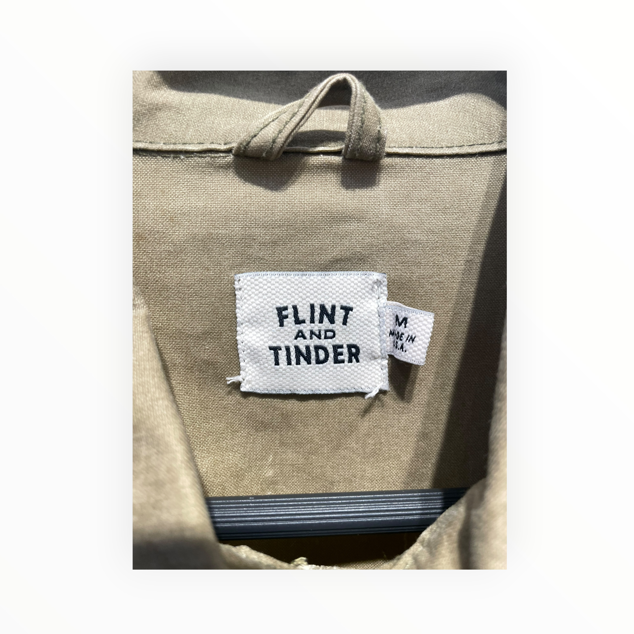 FLINT AND TINDER /Jacket/M/GRN/WAXED JACKET view 3