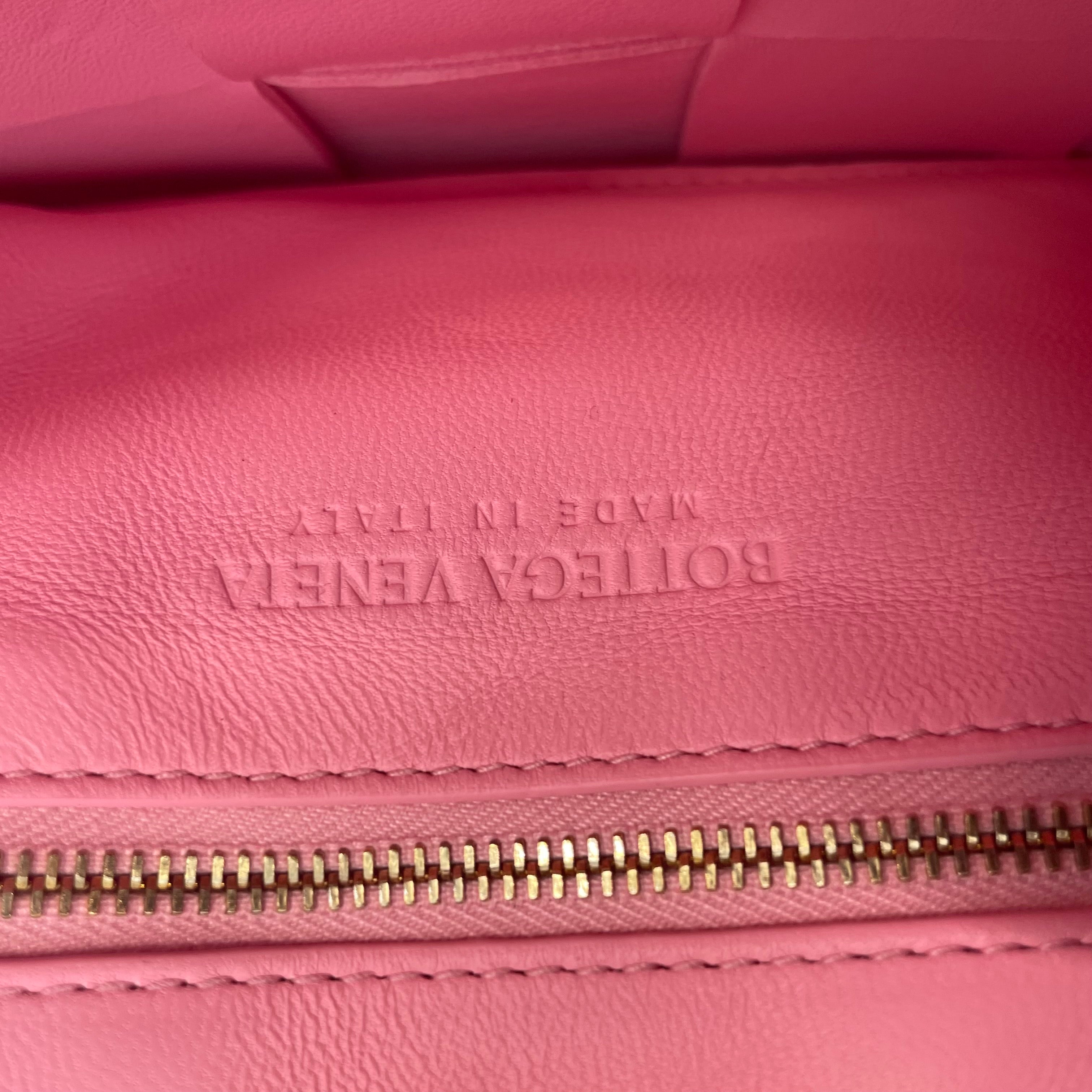 BOTTEGA VENETA/Cross Body Bag/OS/Leather/PNK/CASSETTE LEATHER CB BAG view 4