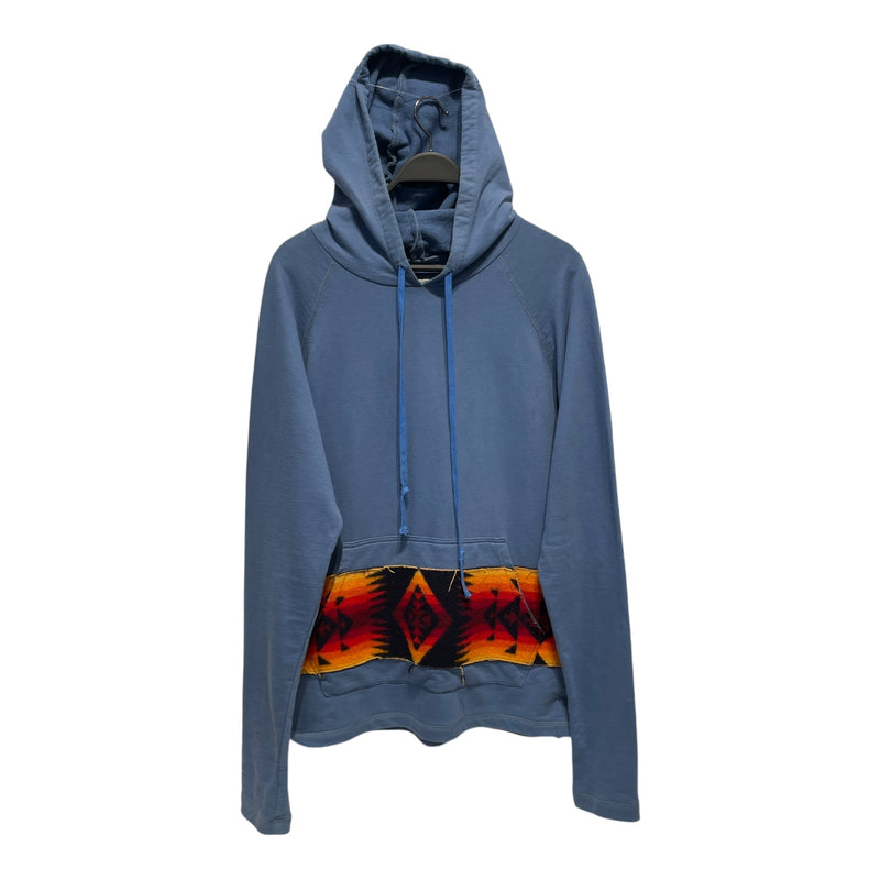 GREG LAUREN/Hoodie/3/Graphic/Cotton/BLU/NAVAJO