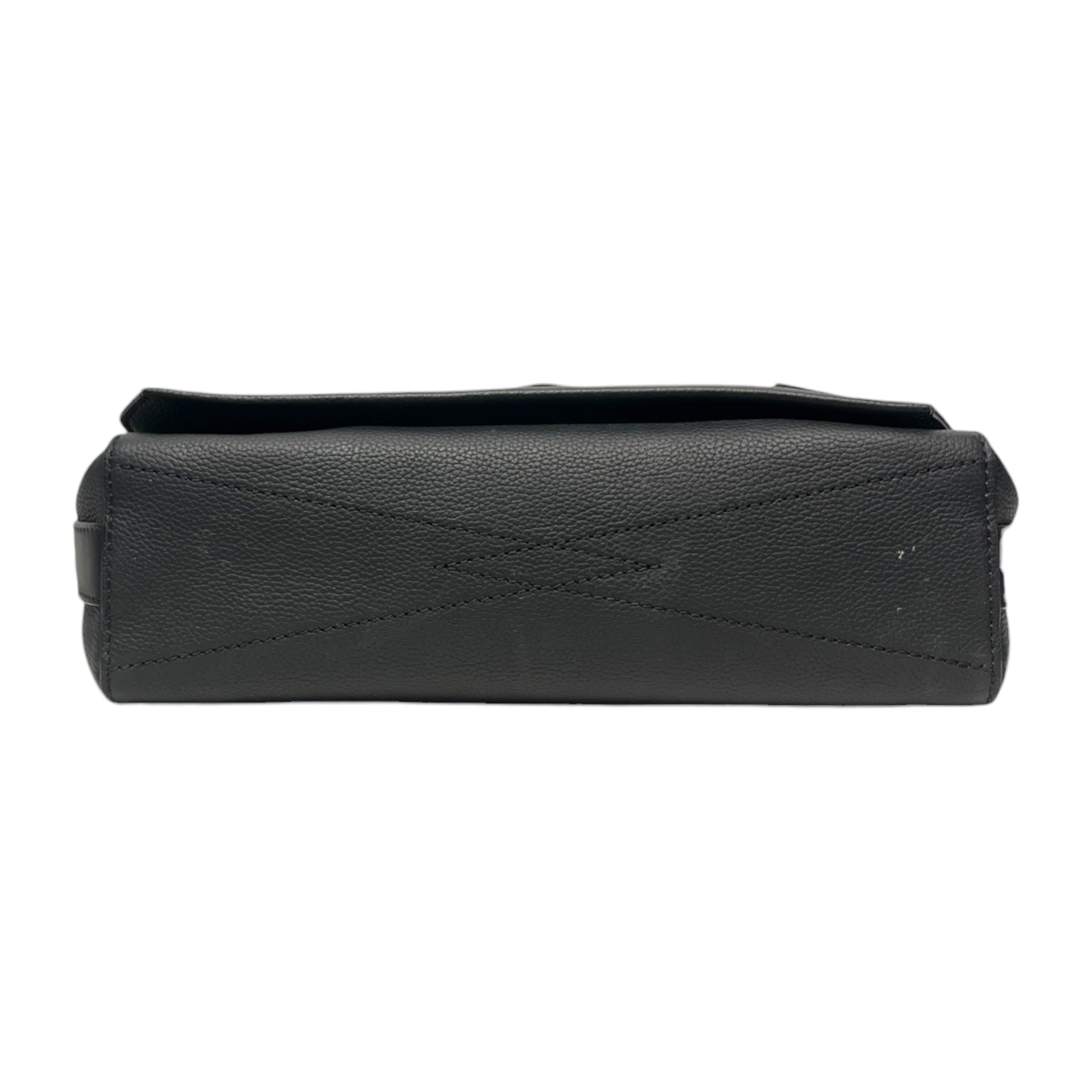 LOUIS VUITTON/Cross Body Bag/Cowhide/BLK/Leather Aerogram Takeoff view 3