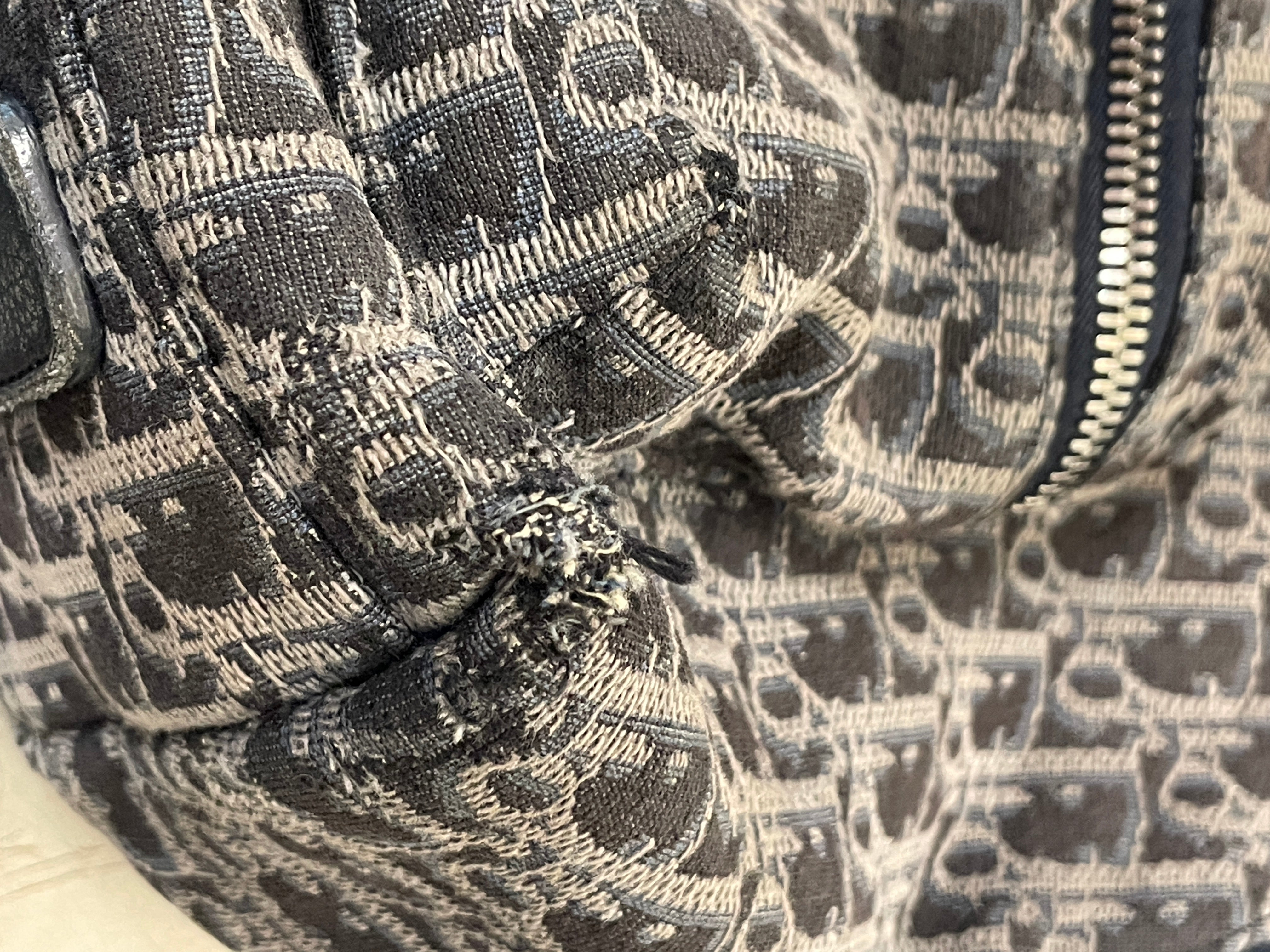 Christian Dior/Backpack/Monogram/Cotton/GRY/ view 8