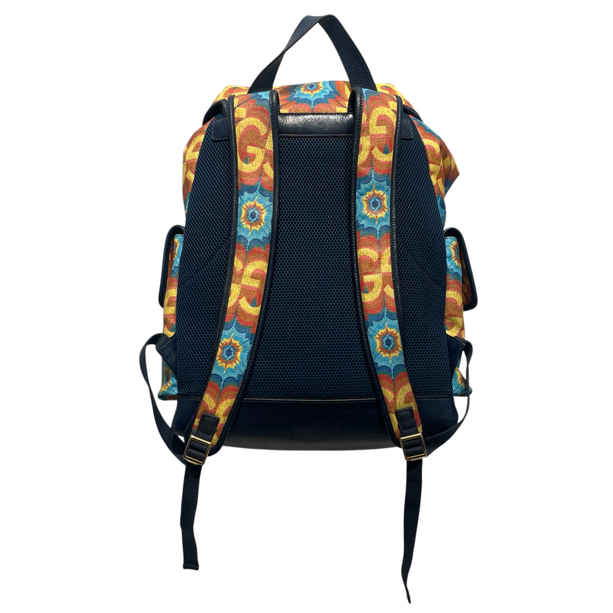 GUCCI/Backpack/All Over Print/Acrylic/NVY/100 CENTENNIAL view 2