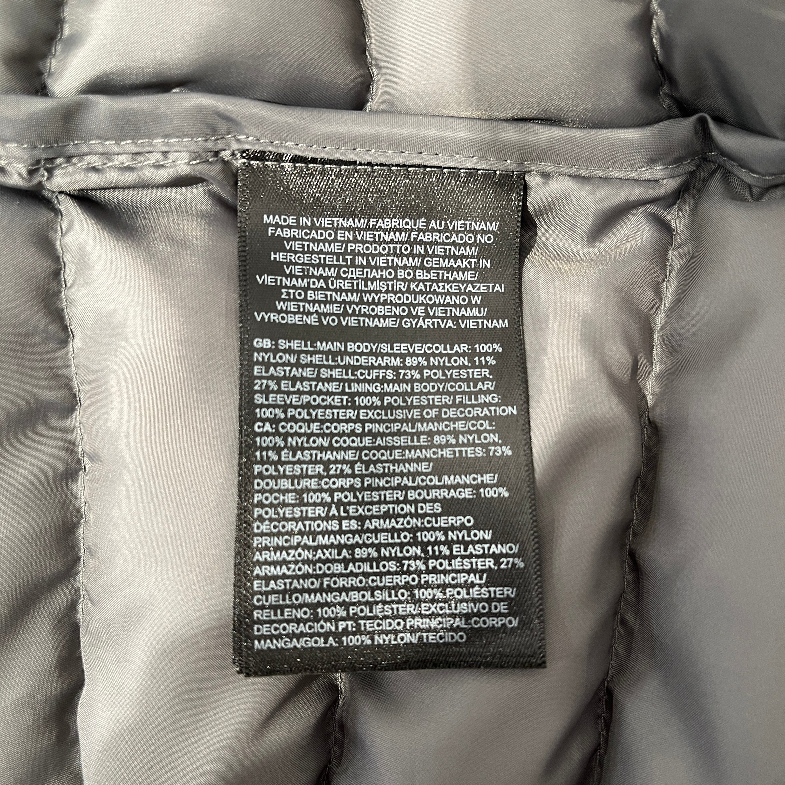 THE NORTH FACE/Puffer Jkt/M/Nylon/GRY/TERRA PEAK JACKET view 3