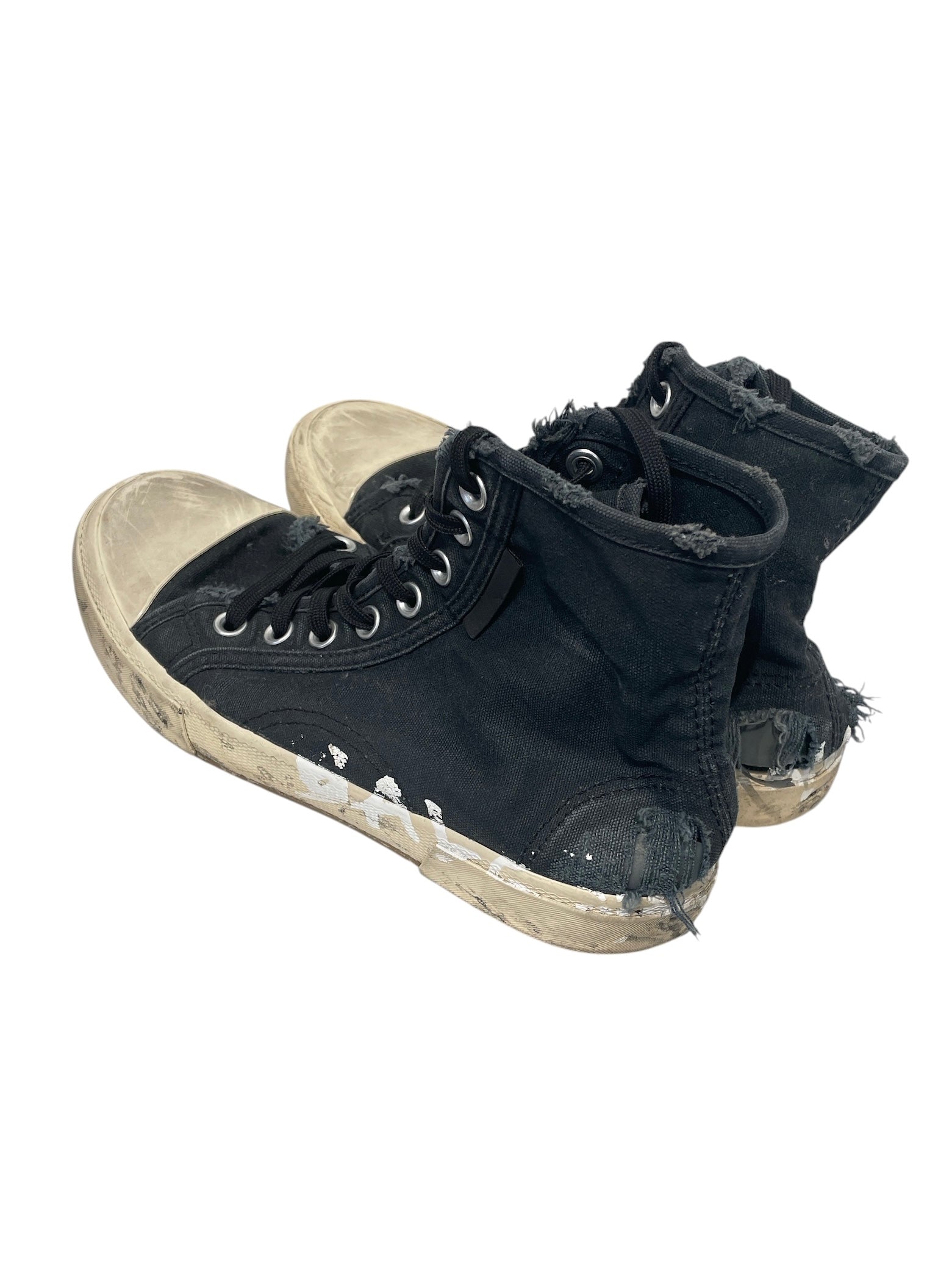 BALENCIAGA/Hi-Sneakers/EU 39/Graphic/BLK/GRAFFITI DESTROYEDDIRTY EFFECT view 2