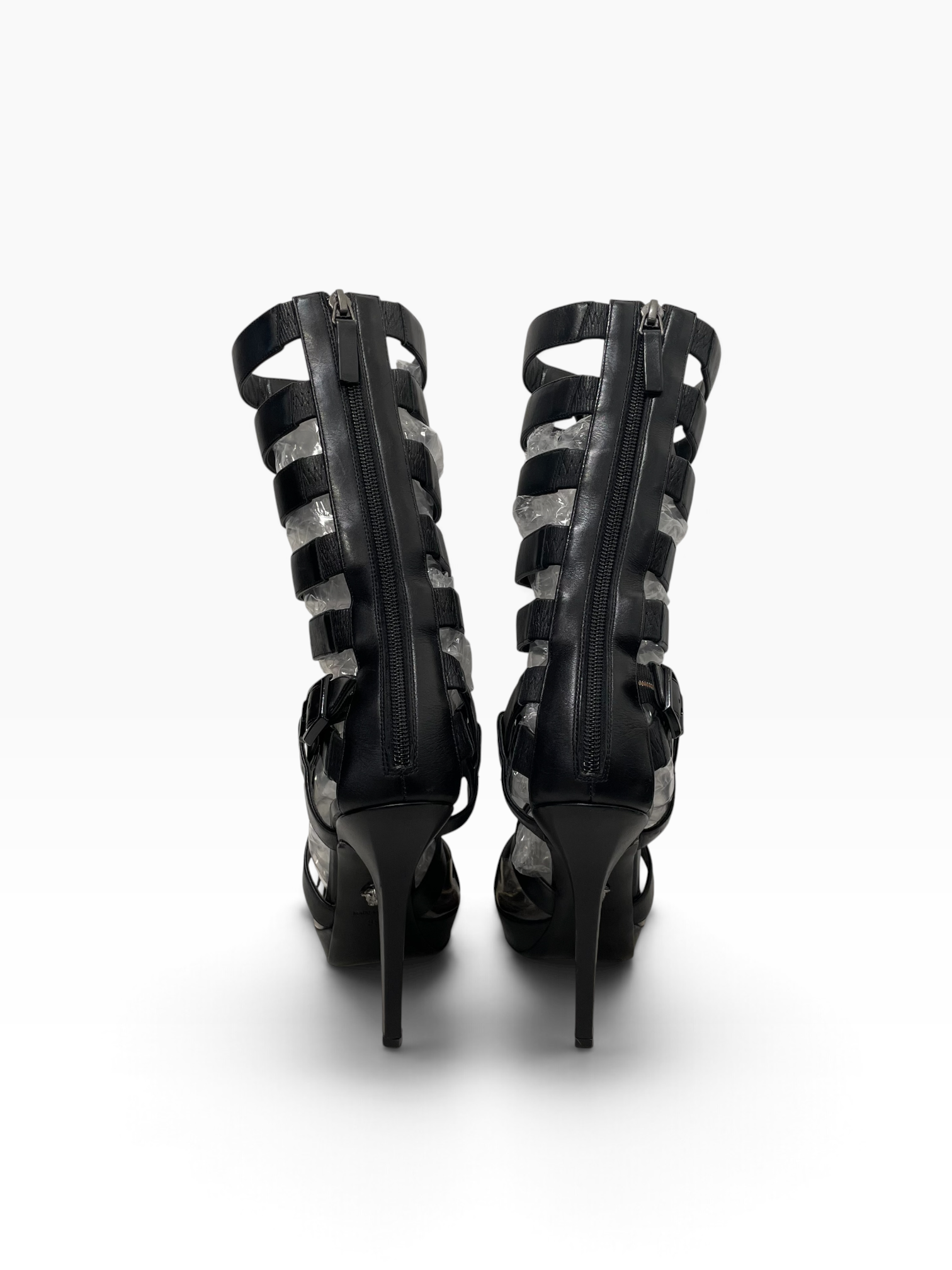 VERSACE/Heels/EU 39/Leather/BLK/ view 5