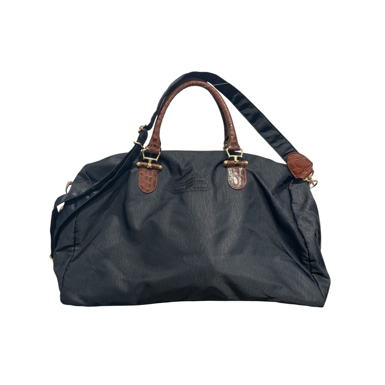 BALENCIAGA/Boston Bag/Nylon/NVY/ view 1