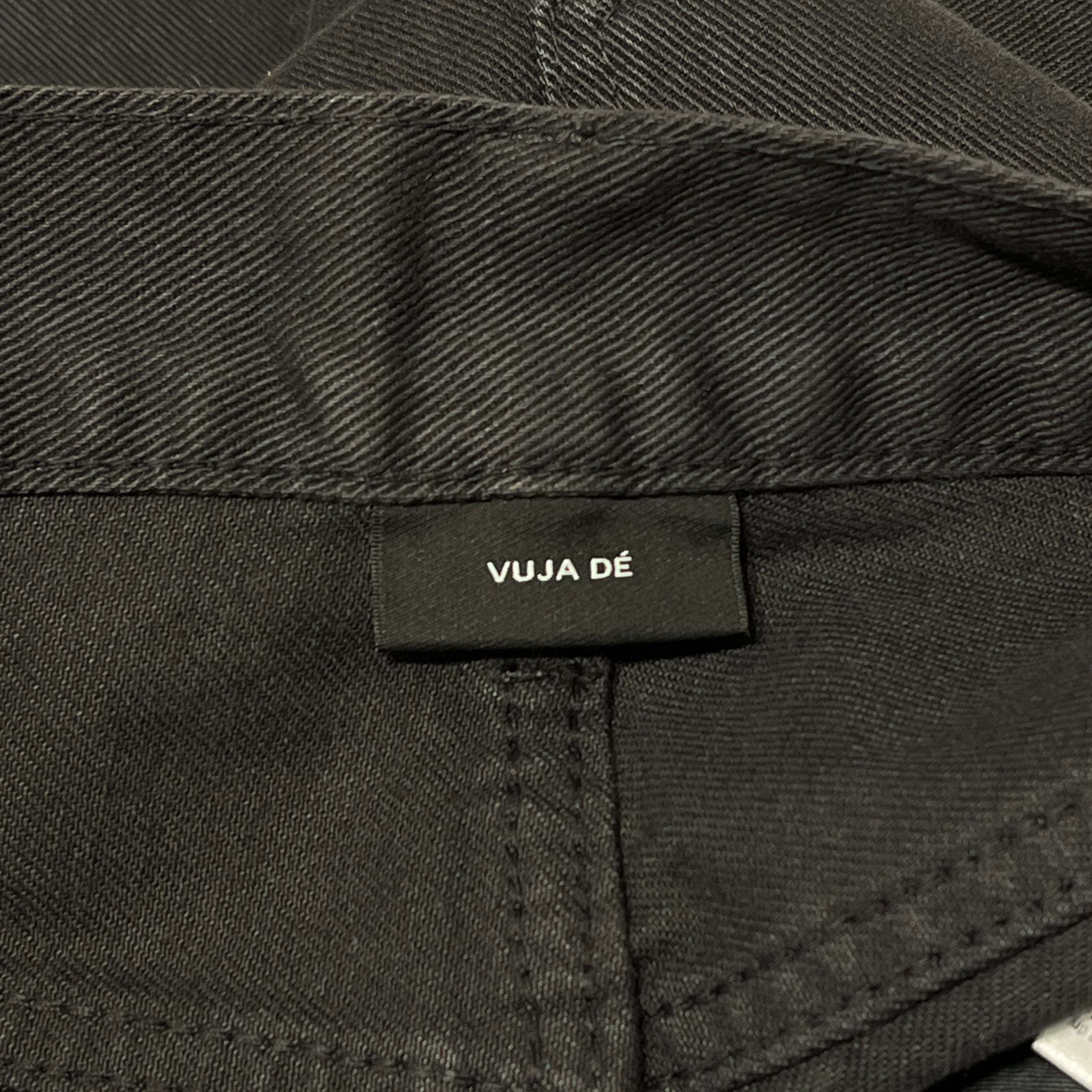 VUJA DE/Straight Pants/26/Cotton/BLK/BUTTON UP FLY view 4