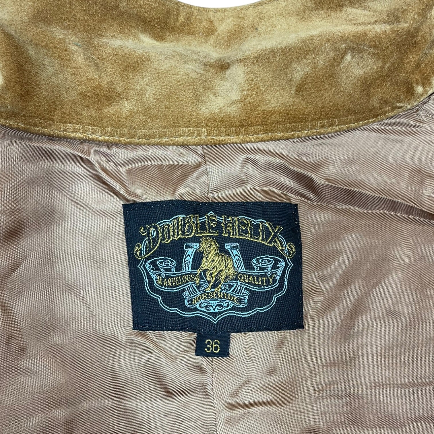 DOUBLE HELIX/Jacket/36/Suede/CML/SUEDE TYPE-3 JKT view 3