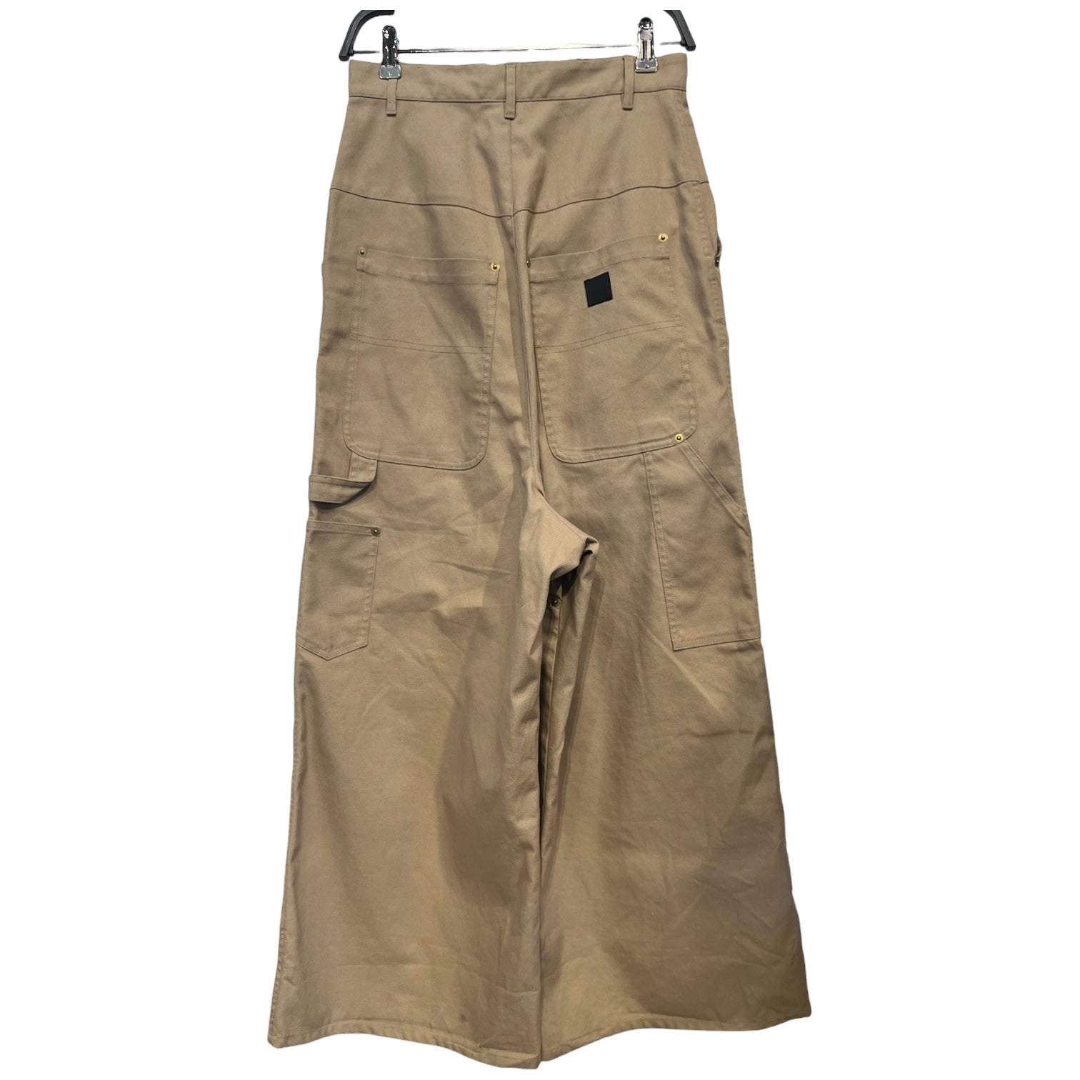 VETEMENTS/Straight Pants/S/BEG/BAGGY CARPENTER PANTS view 2