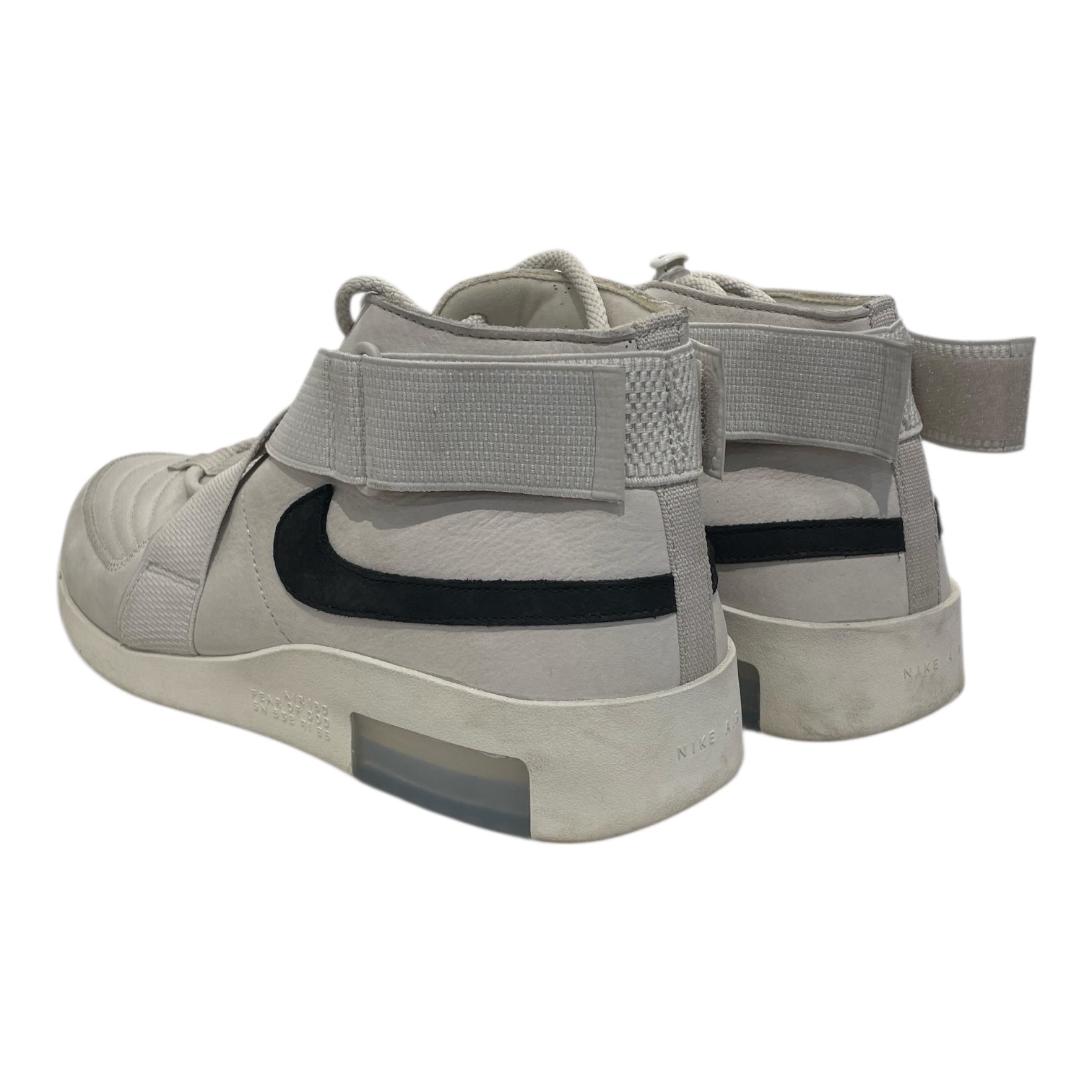 NIKE/FEAR OF GOD/Hi-Sneakers/US 12/Cotton/CRM/LIGHT BONE view 2