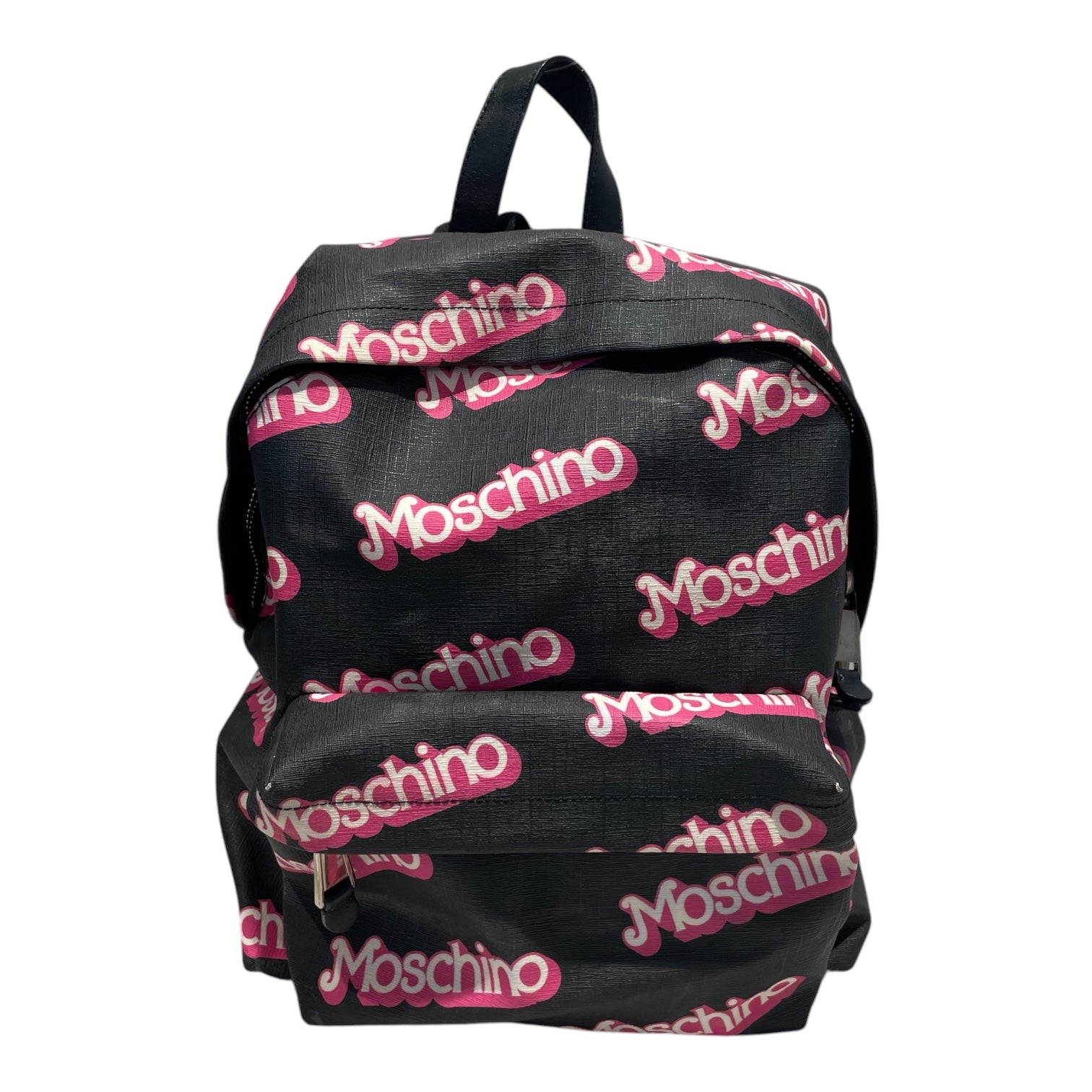 MOSCHINO/Backpack/Graphic/MLT/Pink and Black moschinoXBarbie view 1