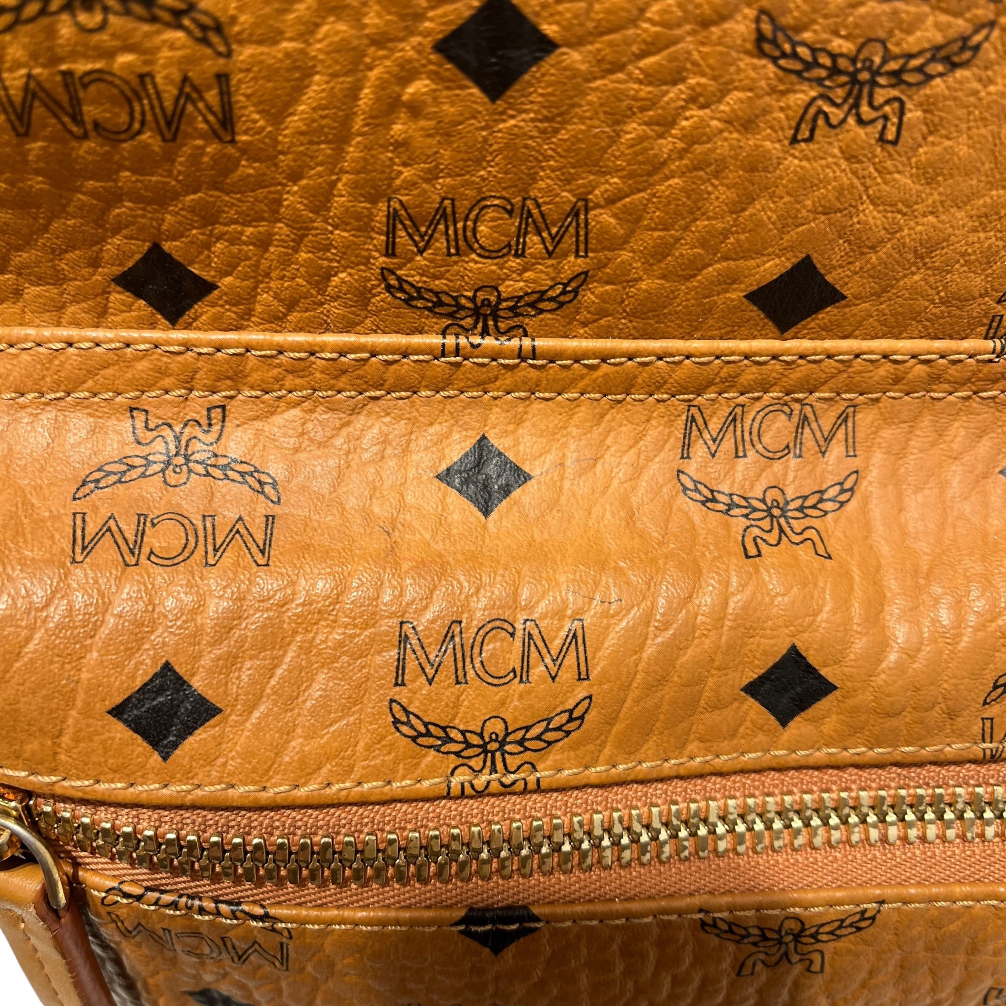 MCM/Backpack/Monogram/Leather/BEG/MCM STUD BAG view 8