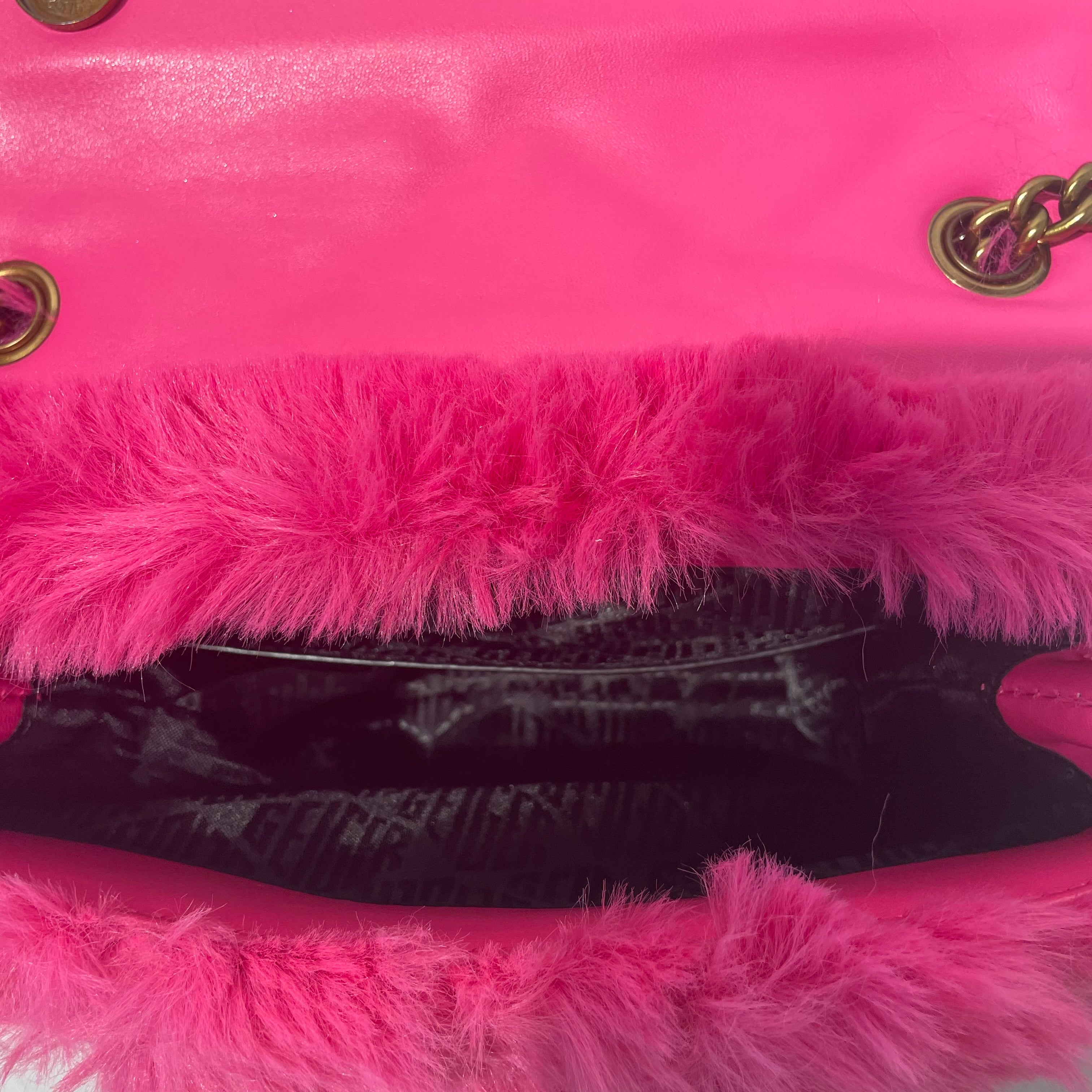 Kurt Geiger/Cross Body Bag/Fake Fur/PNK/ view 4