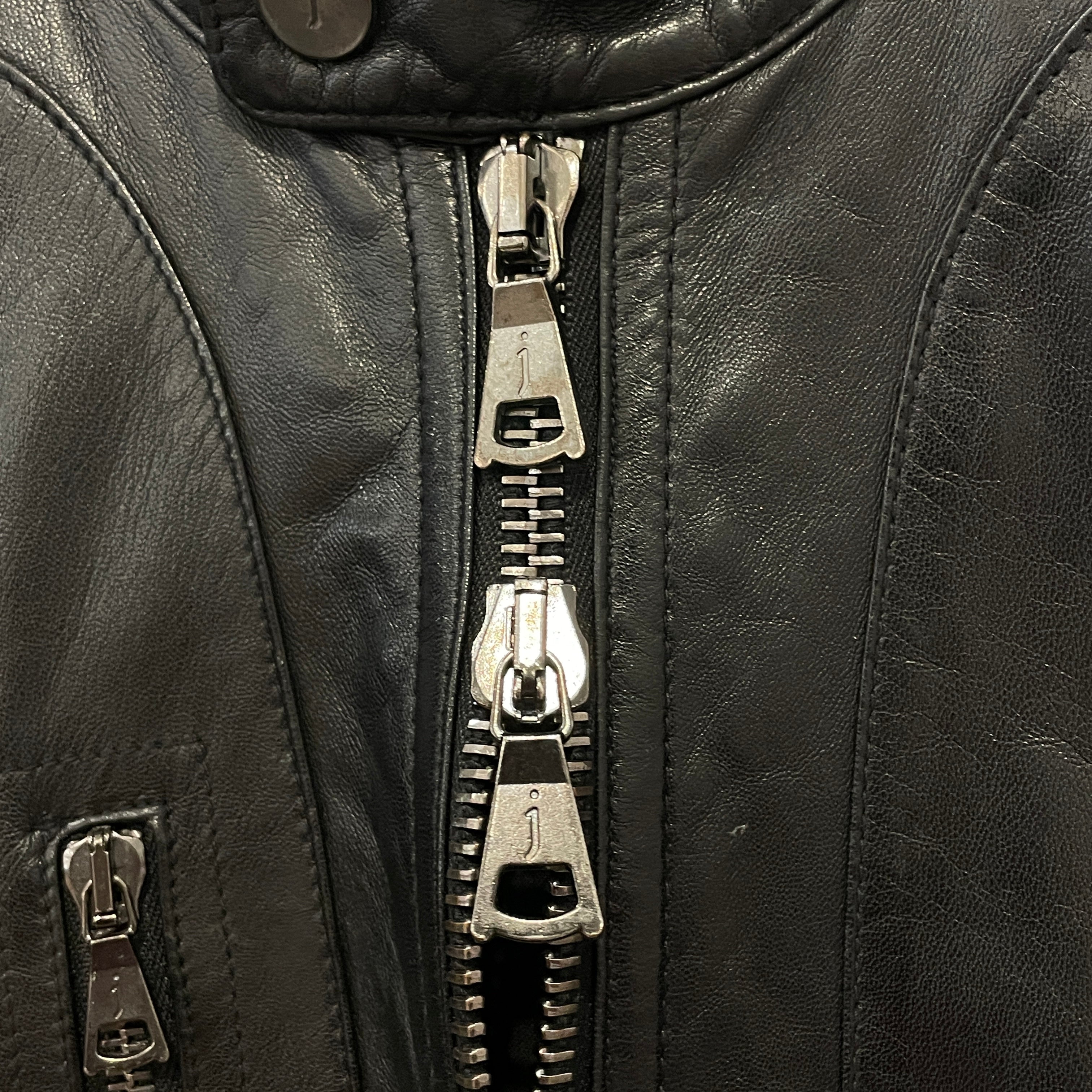 john varvatos/Leather Jkt/48/Leather/BLK/LAMBSKIN MOTO view 6