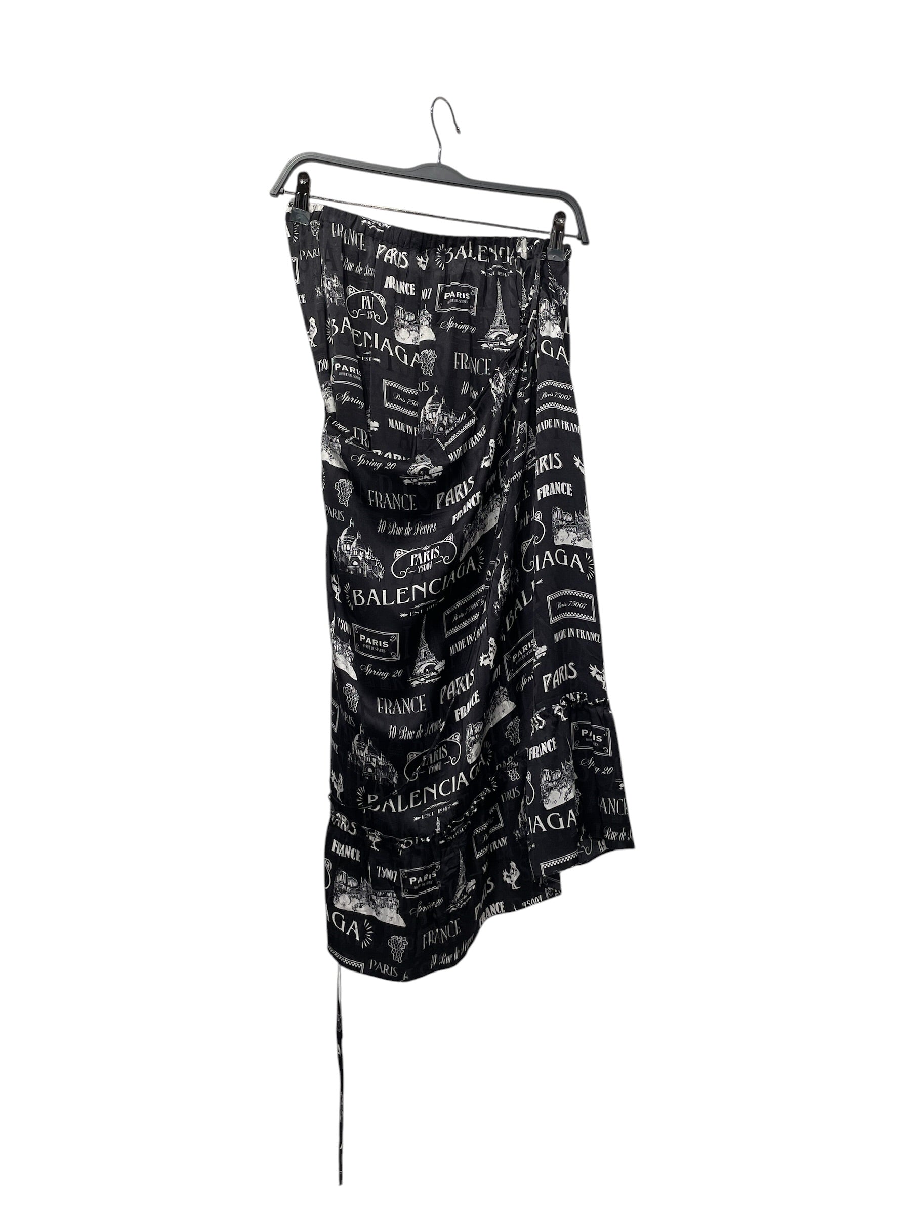 BALENCIAGA/Skirt/38/All Over Print/BLK/PARISIAN PRINT view 1