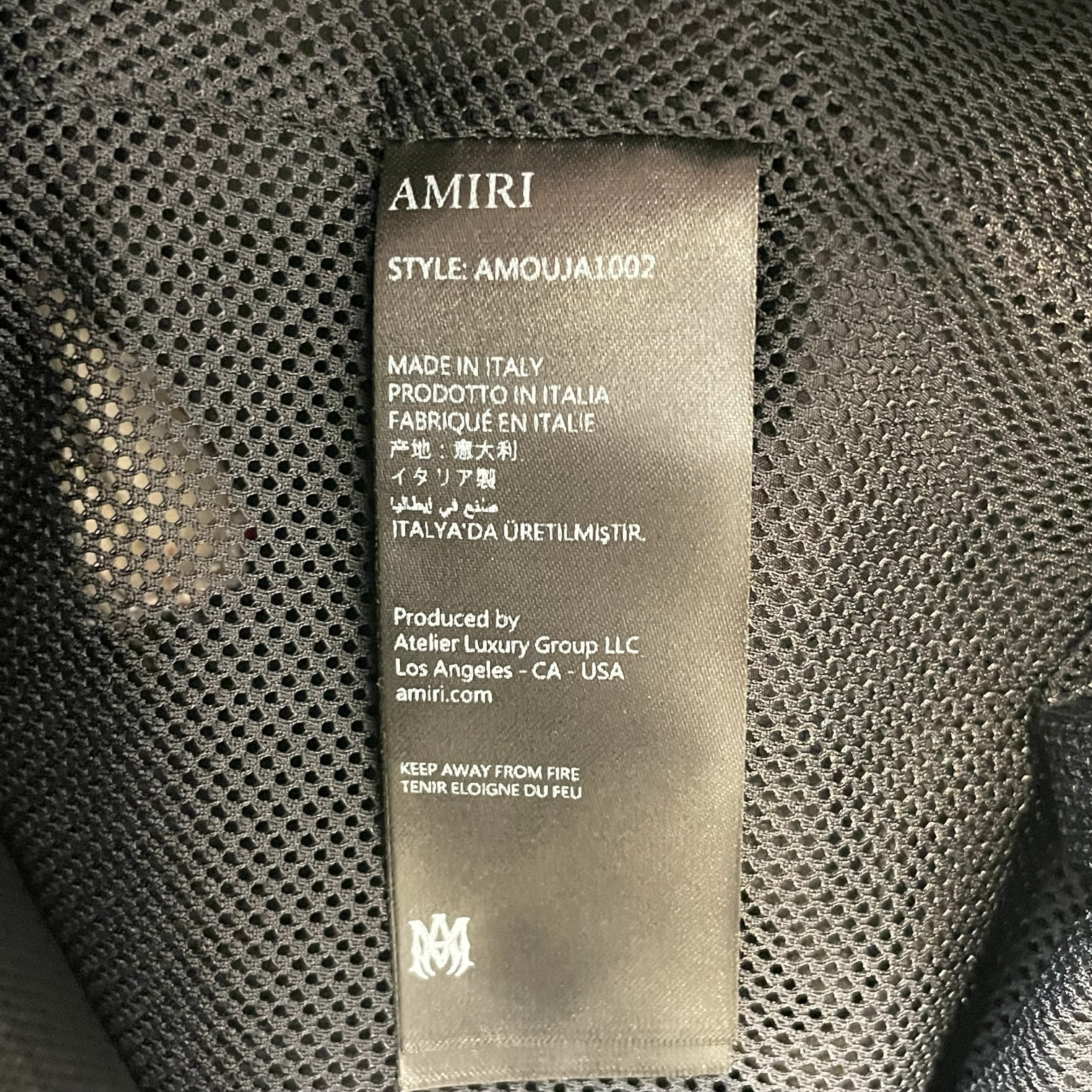 AMIRI/Jacket/S/Polyester/BLK/Graphic/AMOUJA1002 view 4