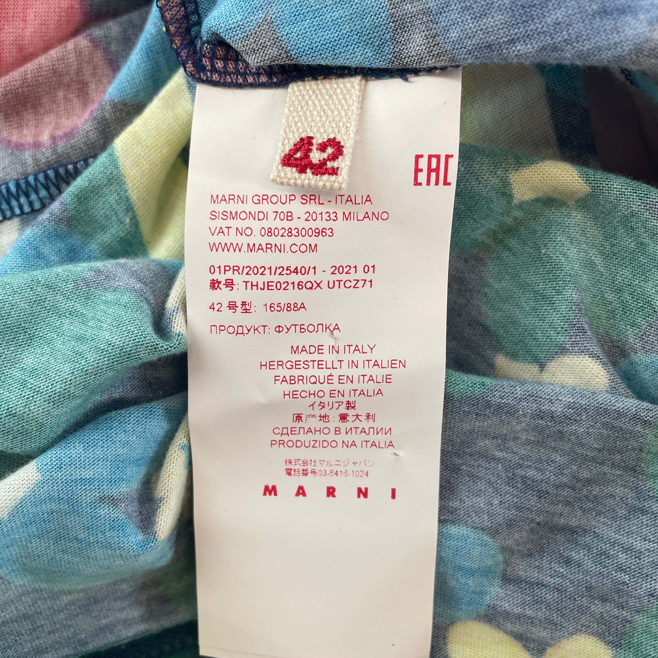 MARNI/Shirt Dress/42/Floral Pattern/Cotton/MLT/SILK CHEST CARTOON FLWR TANK view 4