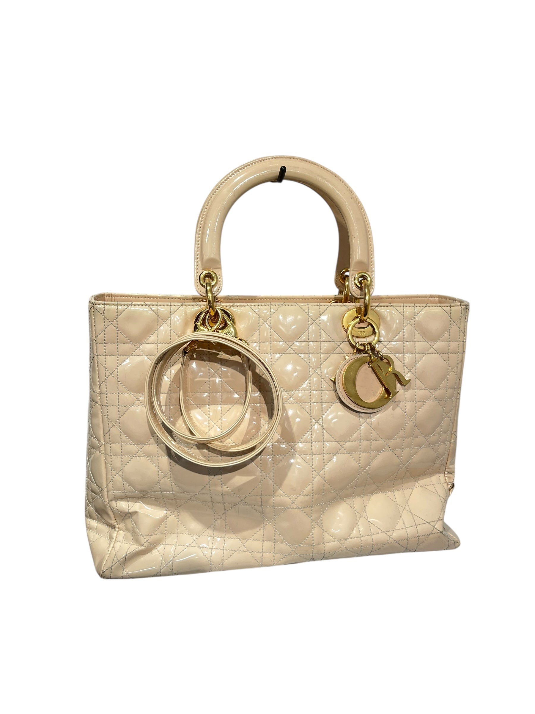 Christian Dior/Hand Bag/Leather/CRM/ view 3
