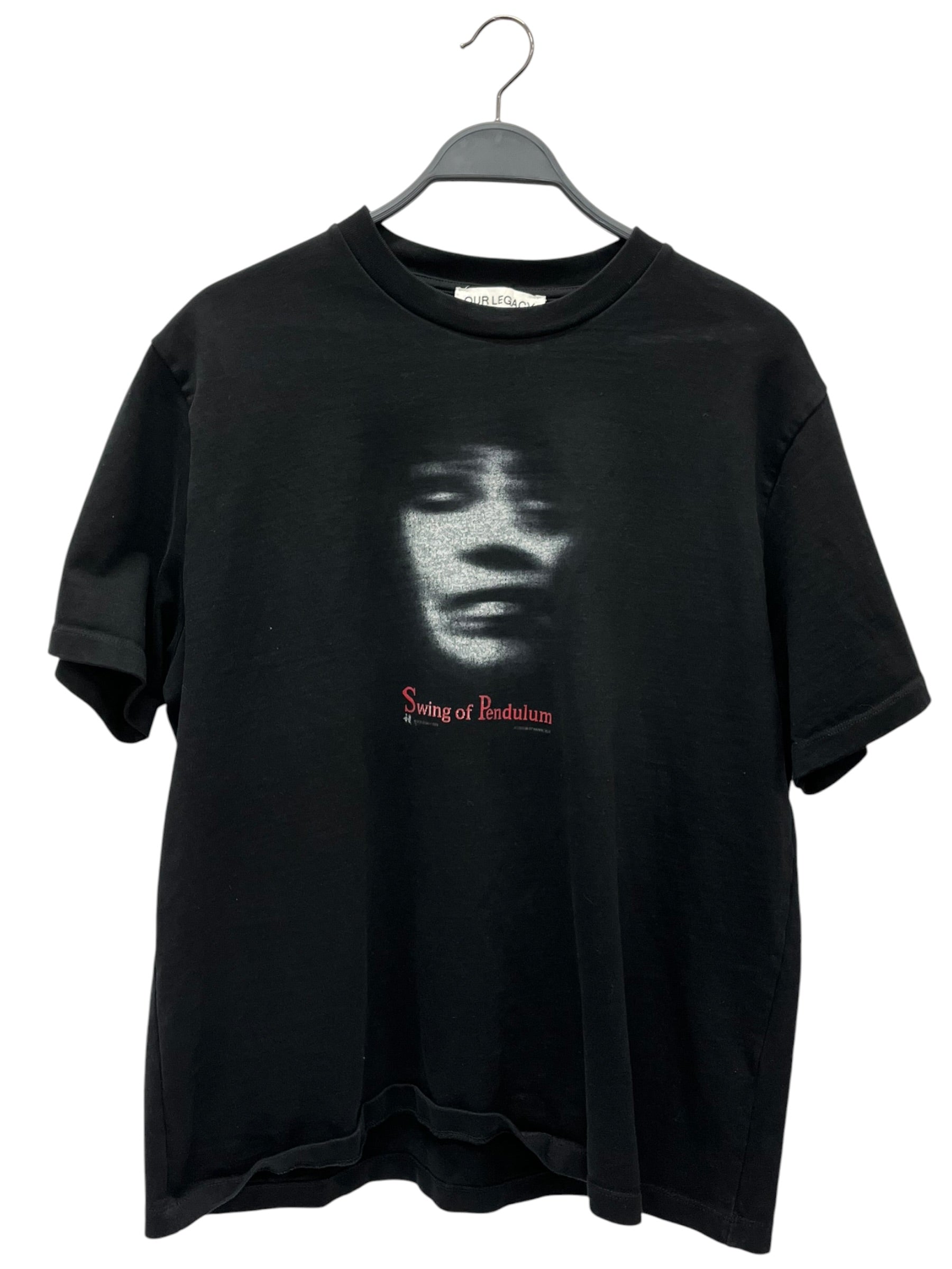 OUR LEGACY/T-Shirt/L/Cotton/BLK/Graphic/SWING OF PENDULUM view 1