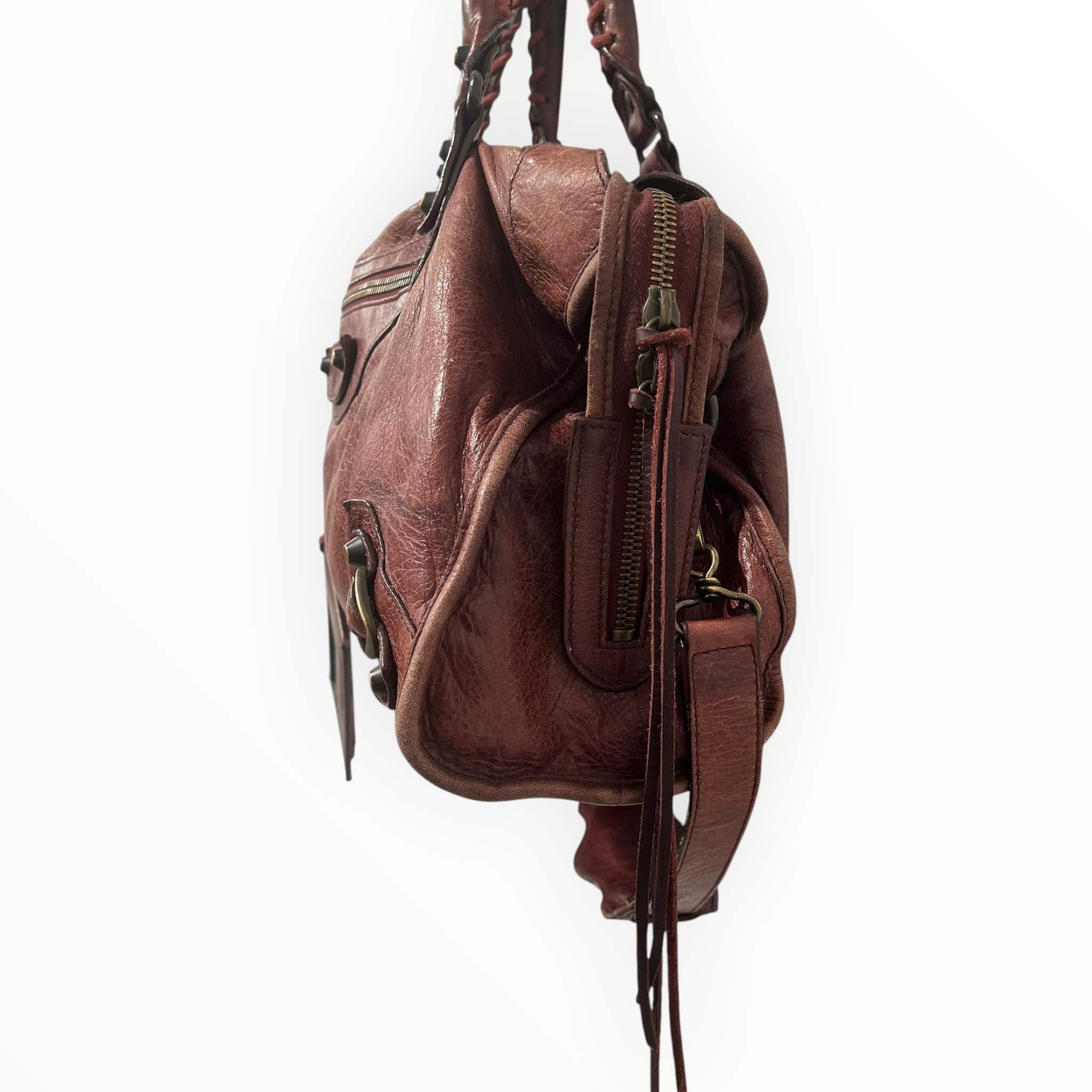 BALENCIAGA/Bag/Leather/BRD/city bag brass hardware 115748 view 3