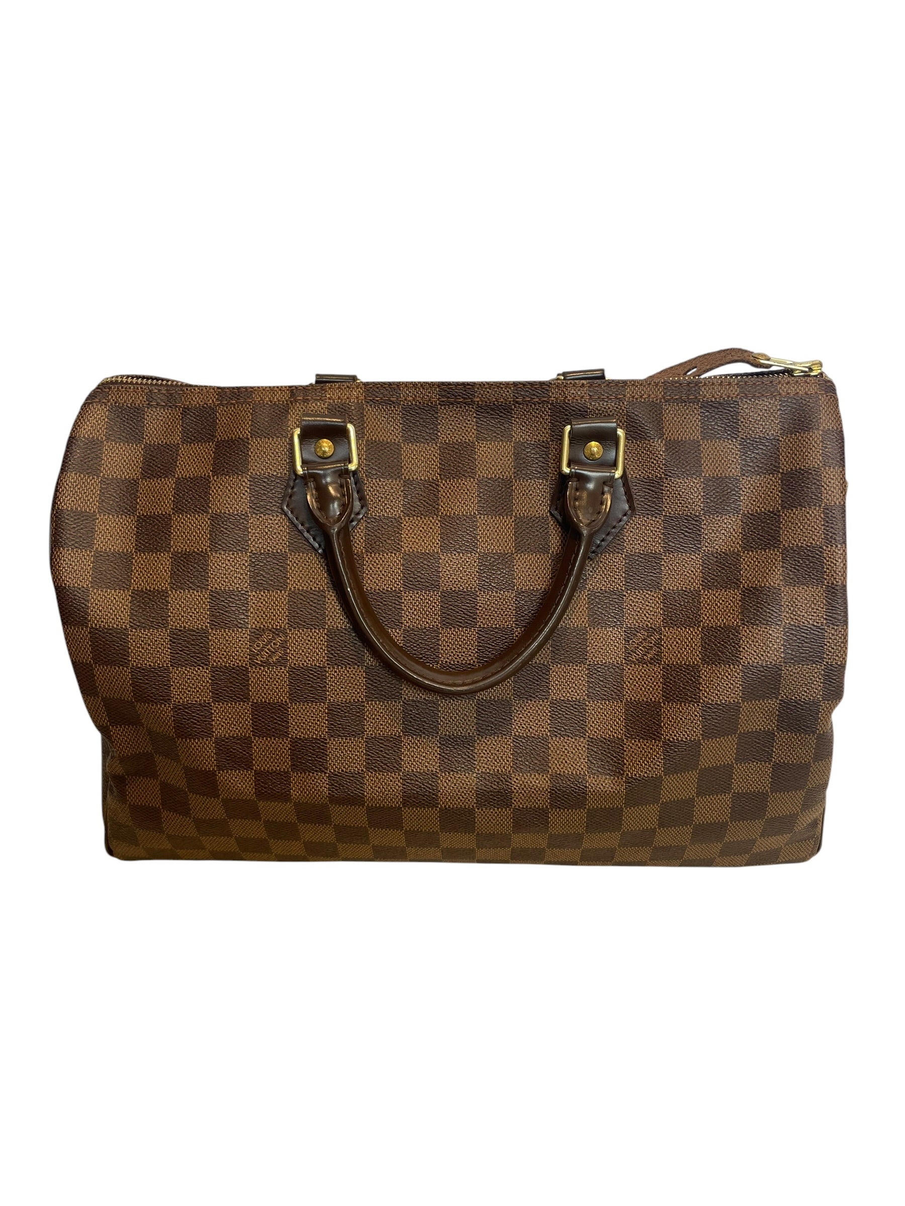 LOUIS VUITTON/Hand Bag/Monogram/Leather/BRW/BROWN DAMIER SPEEDY view 1
