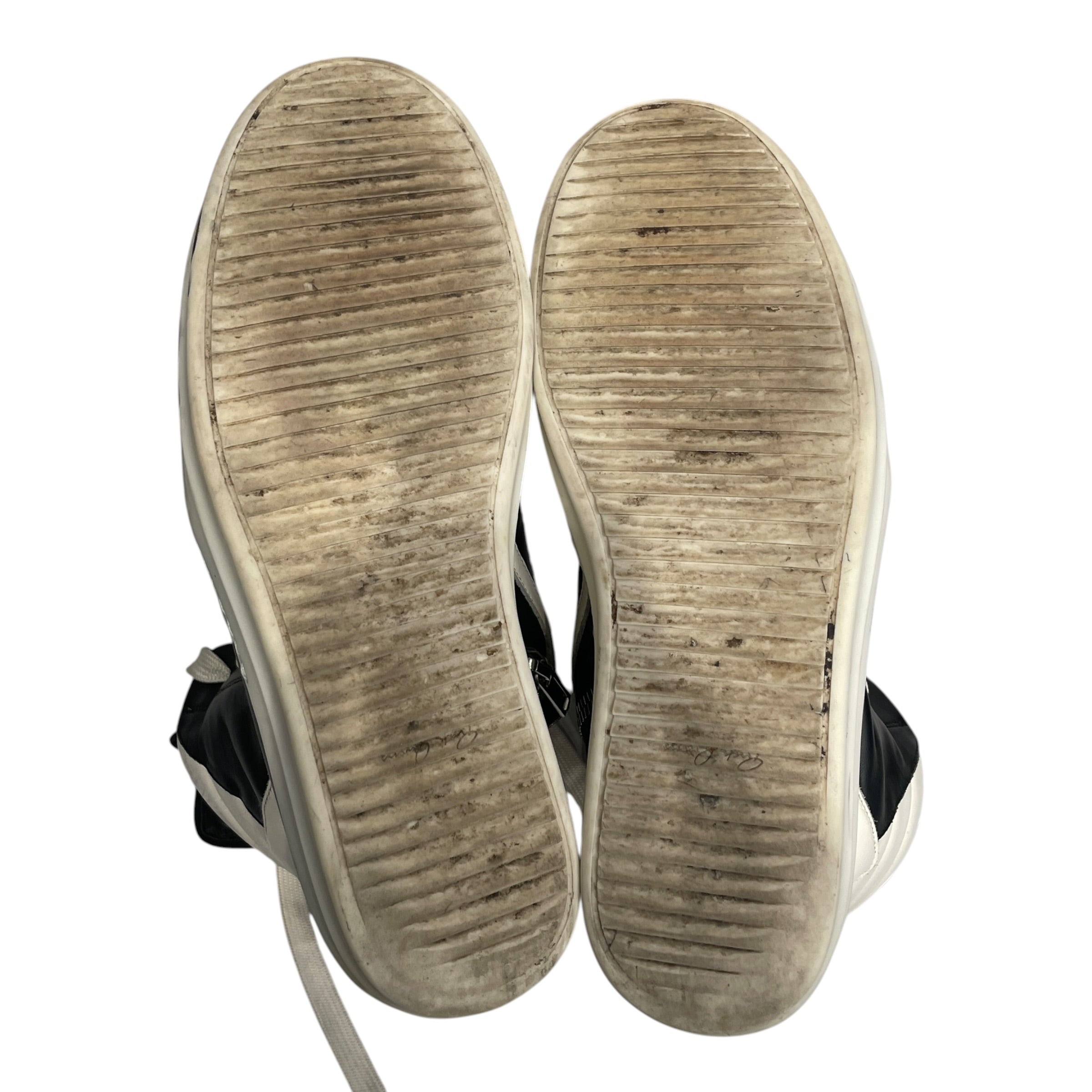 Rick Owens/Hi-Sneakers/EU 46/Leather/BLK/GEOBASKET HIGHTOP view 4