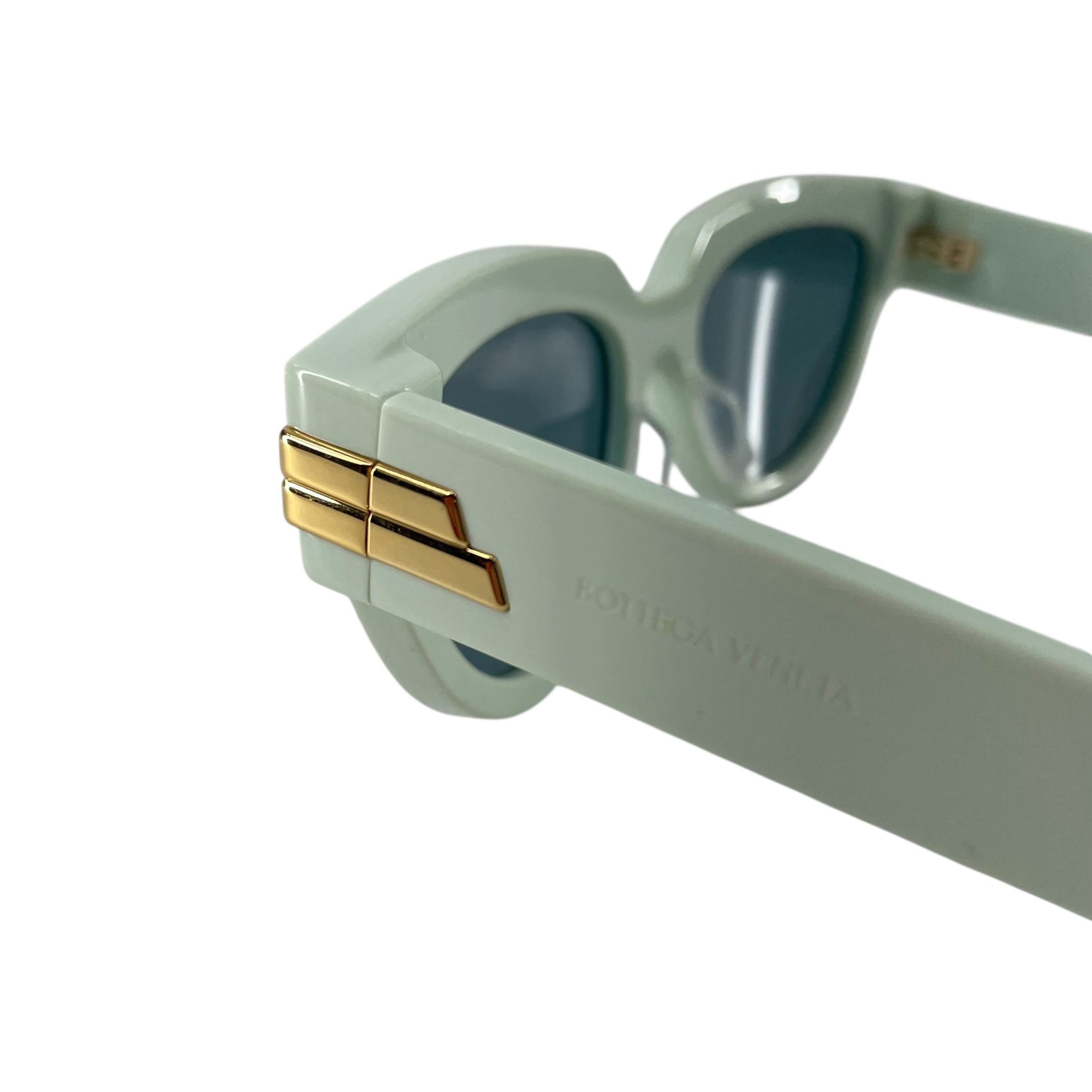 BOTTEGA VENETA/Sunglasses/Plastic/GRN/MINT + GOLD ACCENT view 5