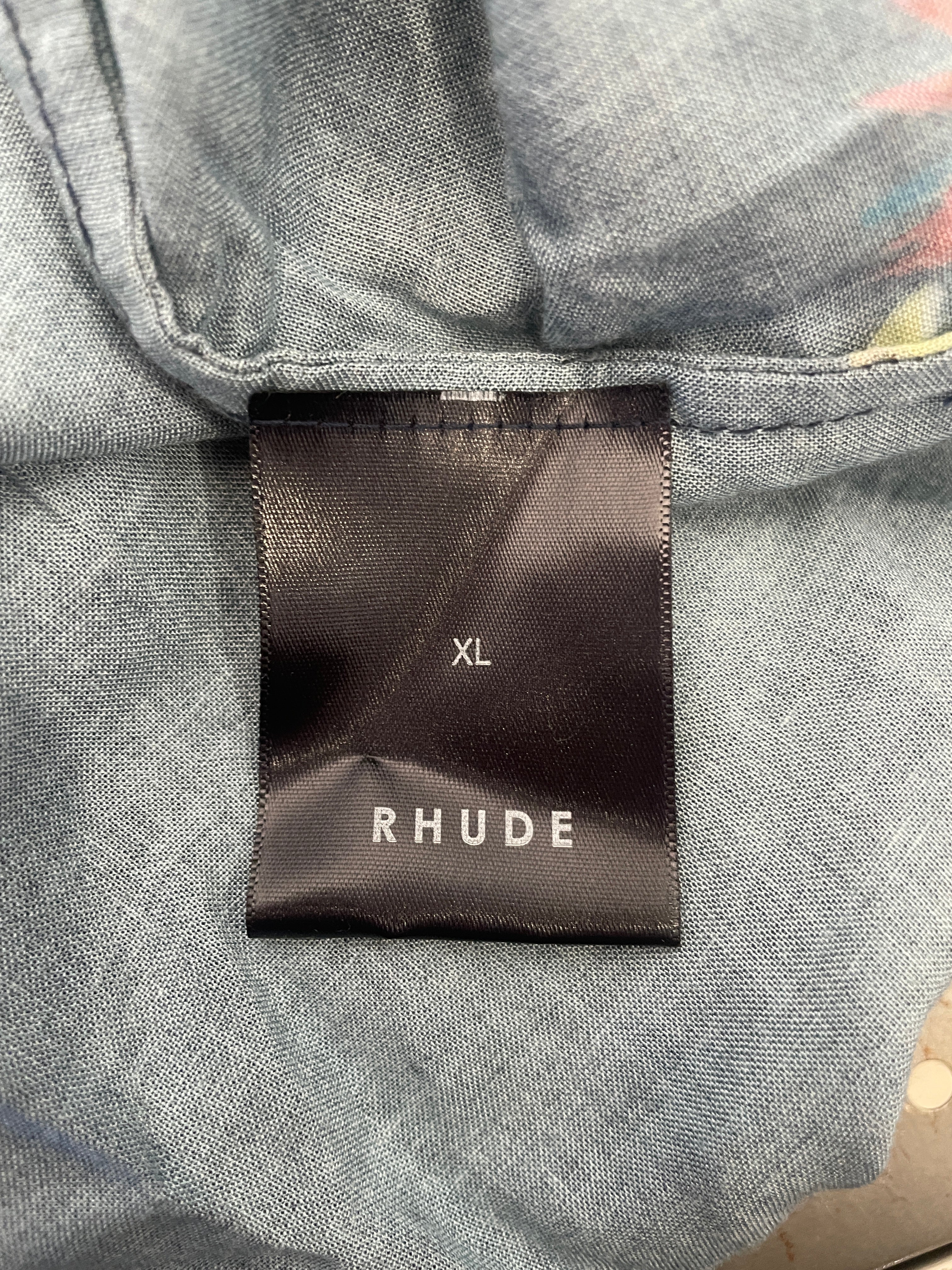 RHUDE/SS Shirt/XL/Rayon/BLK/All Over Print/CARS view 4