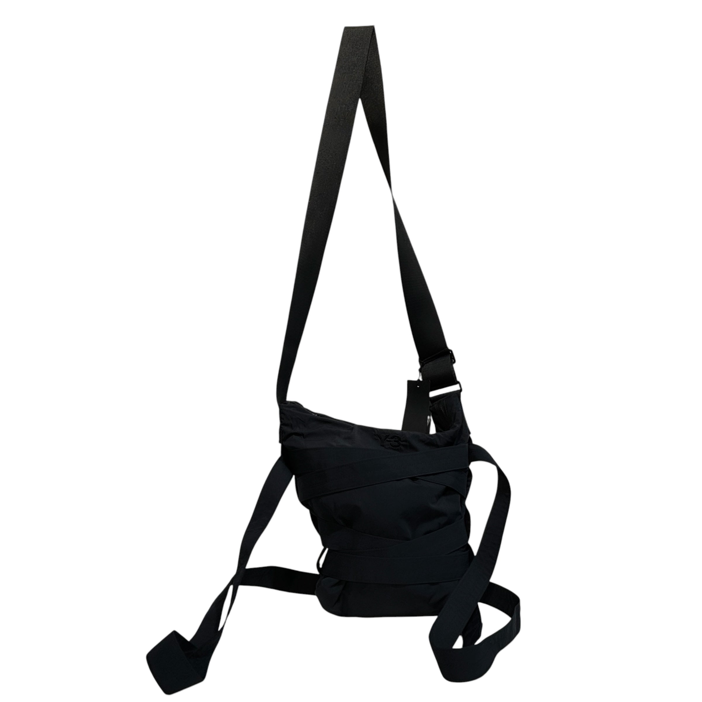 Y-3/Cross Body Bag/Nylon/BLK/Cinch Bag view 1