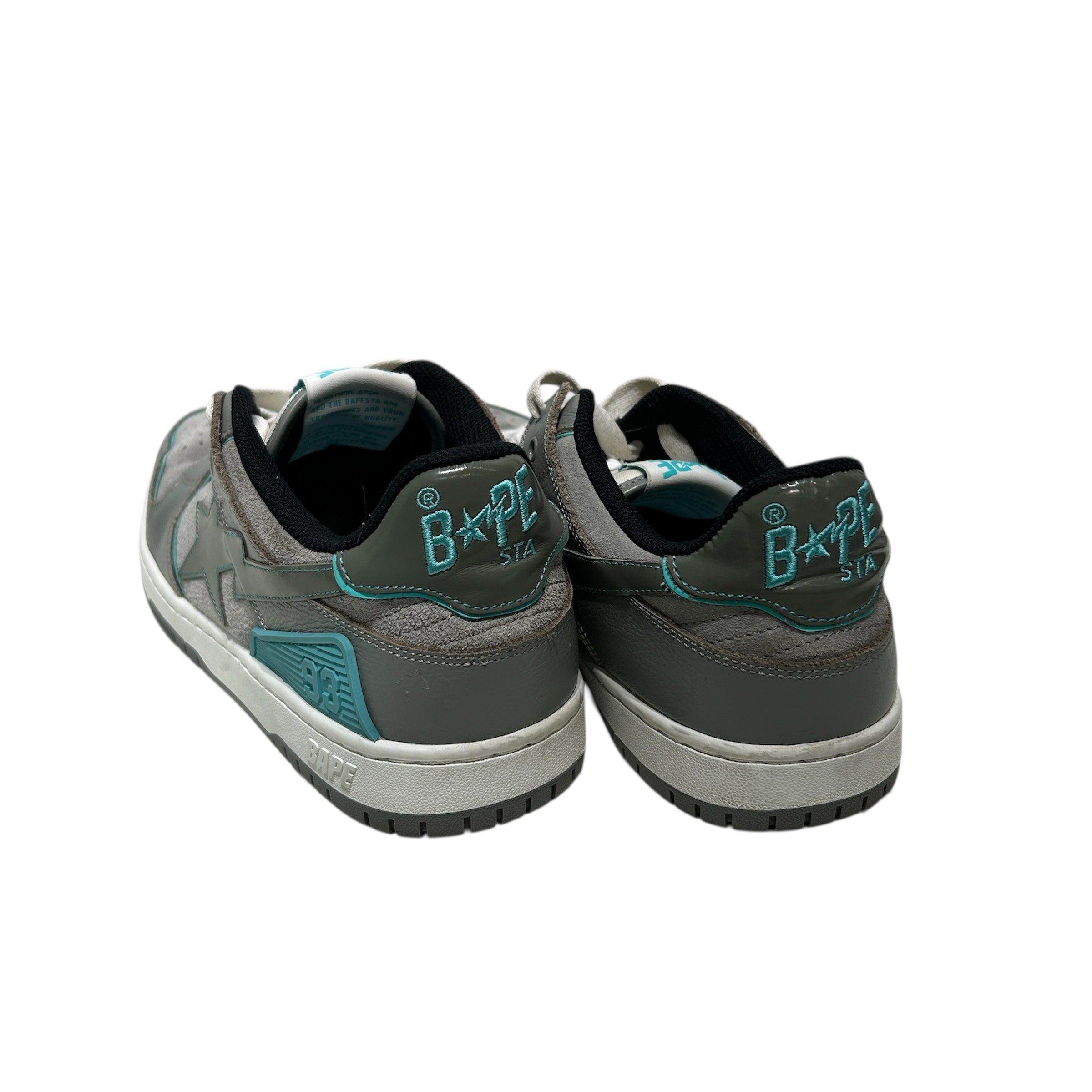A BATHING APE/Low-Sneakers/US 10/SLV/GREY BABY BLUE ACCENT view 2
