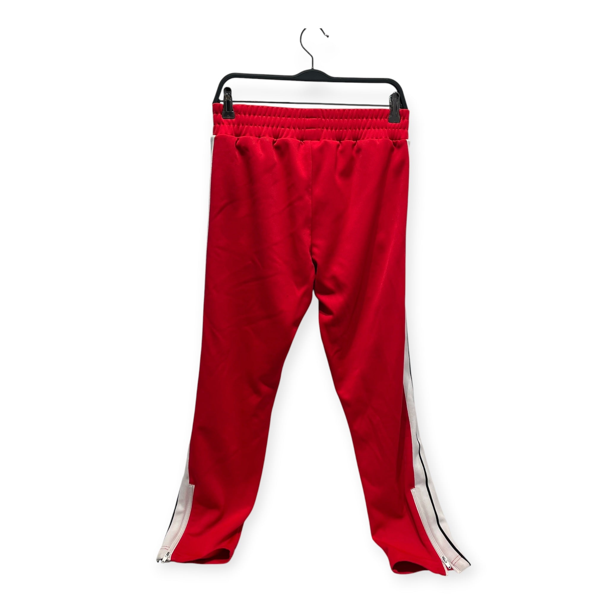 Palm Angels/Pants/M/Polyester/RED/white stripes view 2