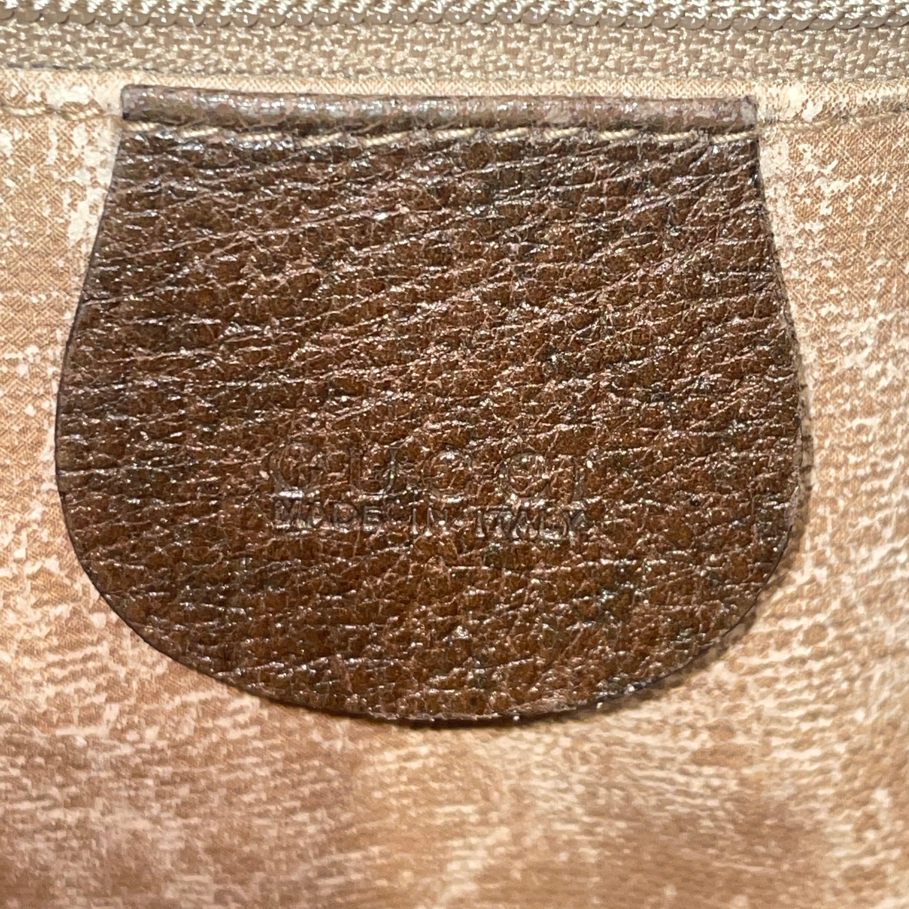 GUCCI/Bag/Monogram/BRW/Supreme Web Sherry Line PVC view 6