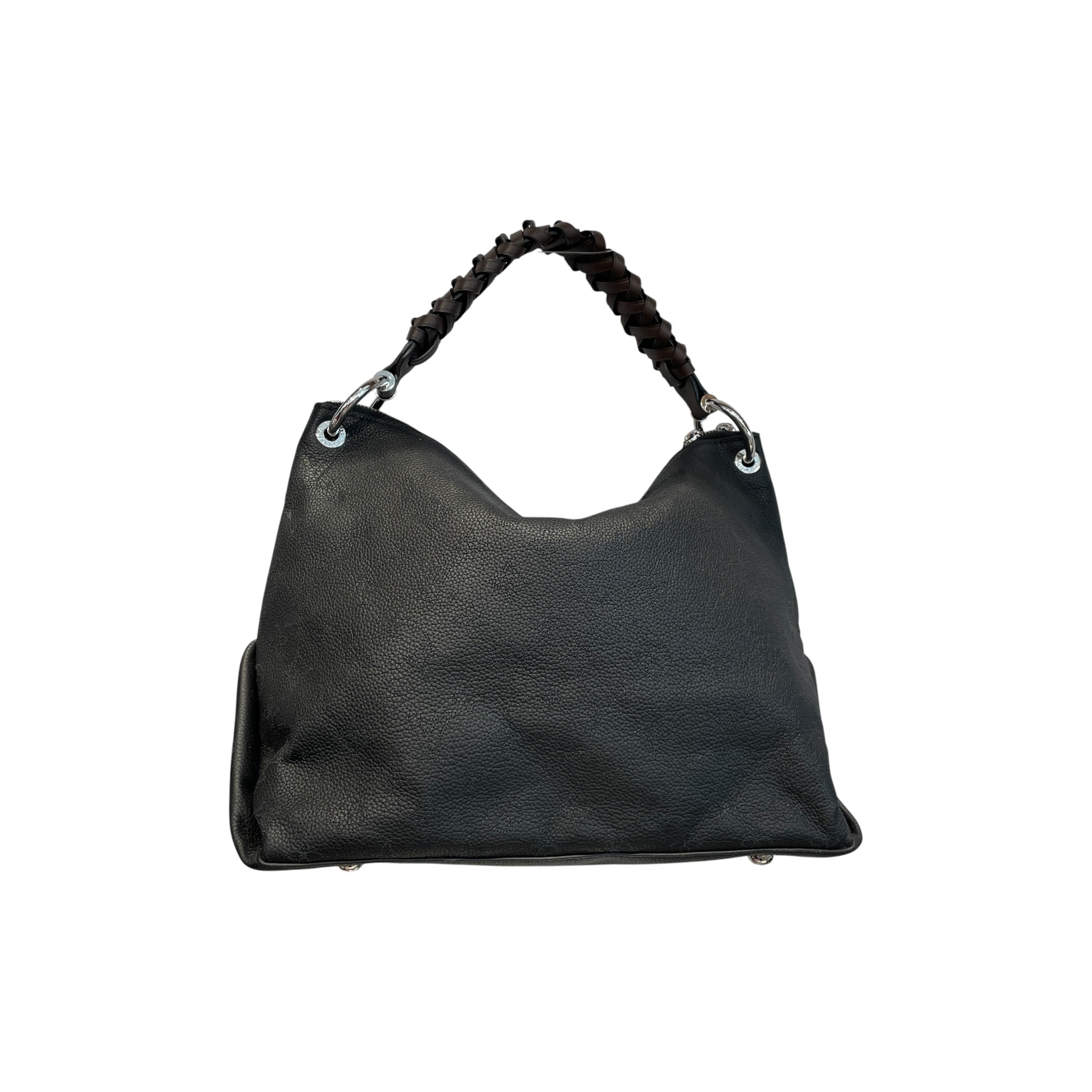 LOUIS VUITTON/Bag/Leather/BLK/monogram mahina view 2