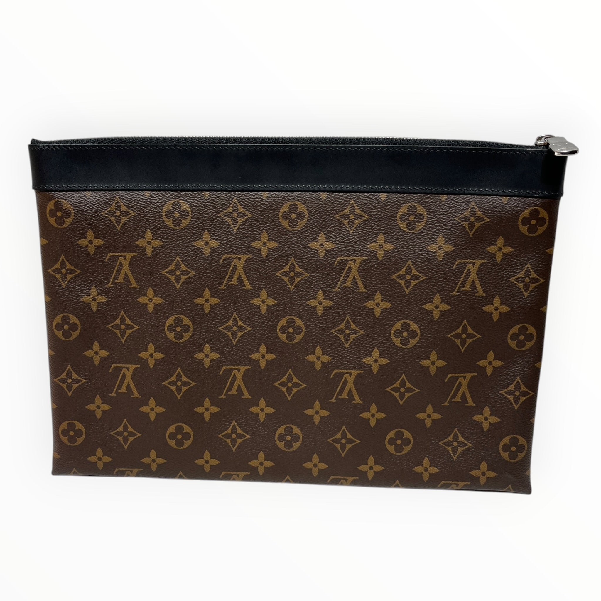 LOUIS VUITTON/Pouch/Leather/BRW/CLUTCH POUCH view 2