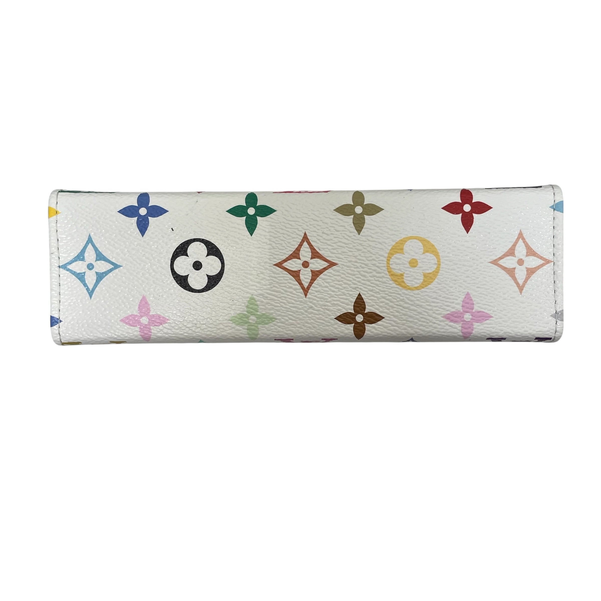 LOUIS VUITTON/Pouch/Monogram/Leather/WHT/murakami lv x tm toiletry pouc view 6