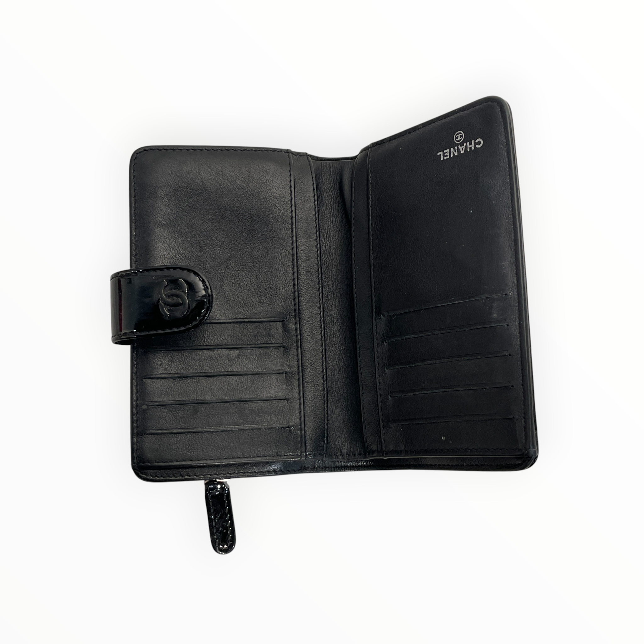 CHANEL/Wallet/Leather/BLK/L's/ view 4