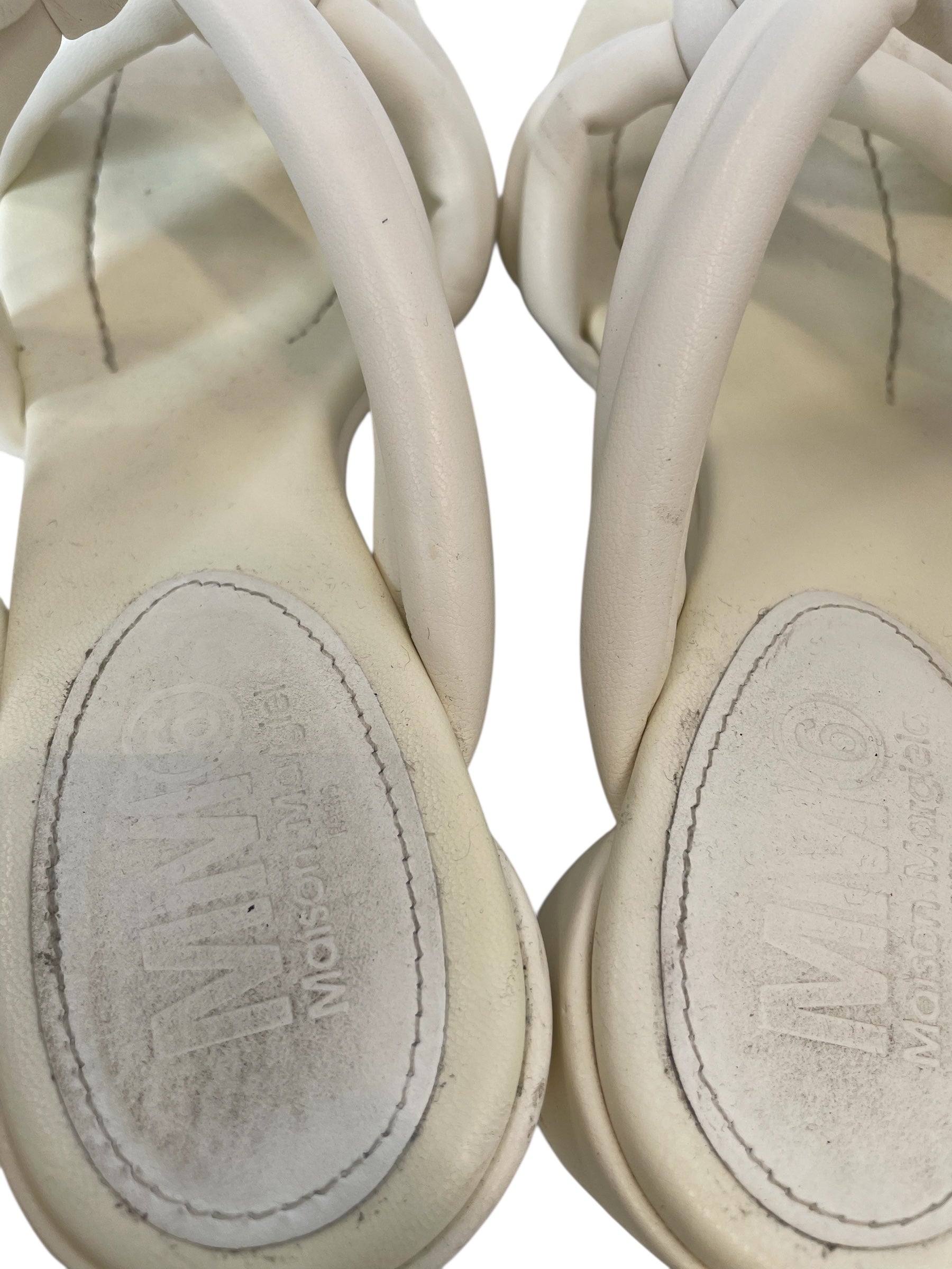 MM6/Sandals/US 7/WHT/off wht/puff view 3
