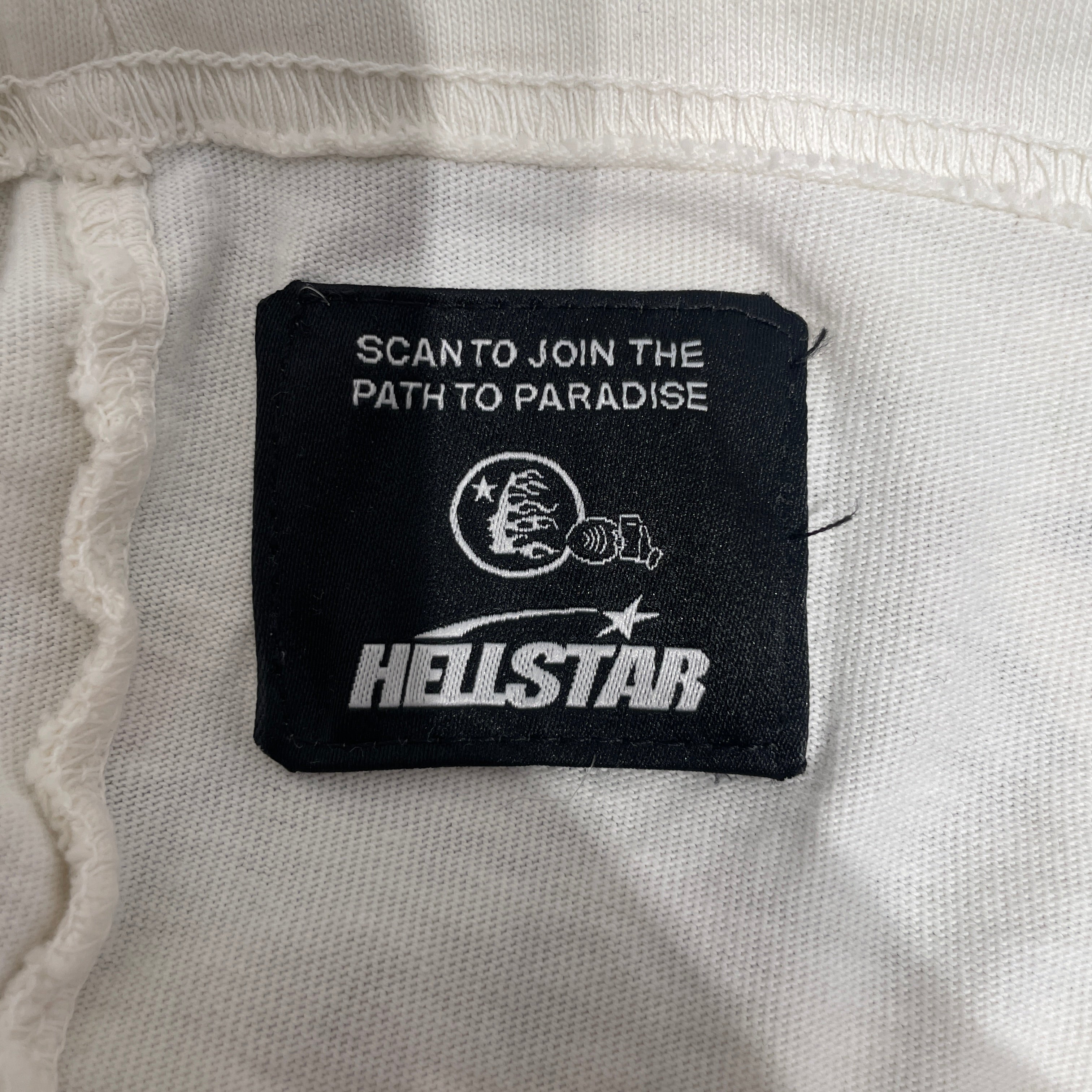 HELLSTAR/T-Shirt/XL/Cotton/WHT/All Over Print/HAVE FAITH view 4